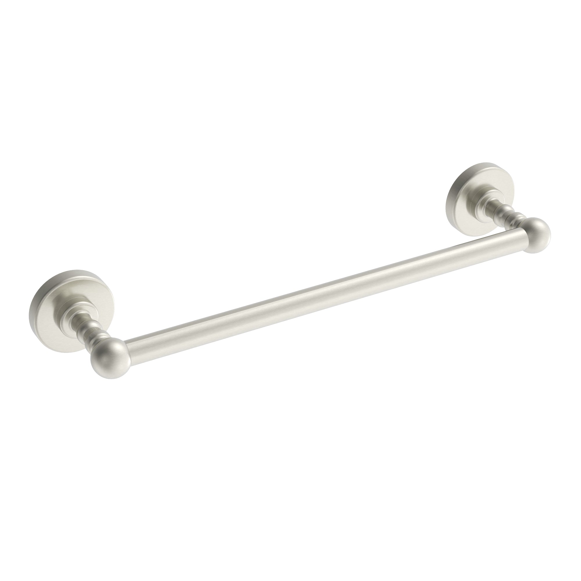 Brushed nickel towel Bar