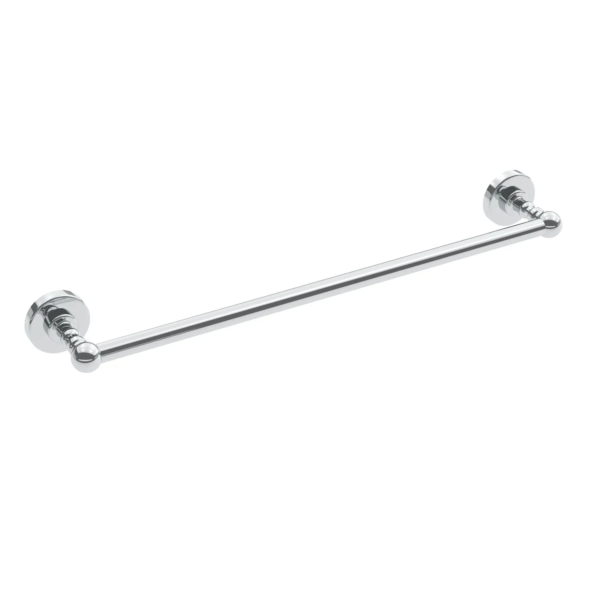 Chrome towel bar