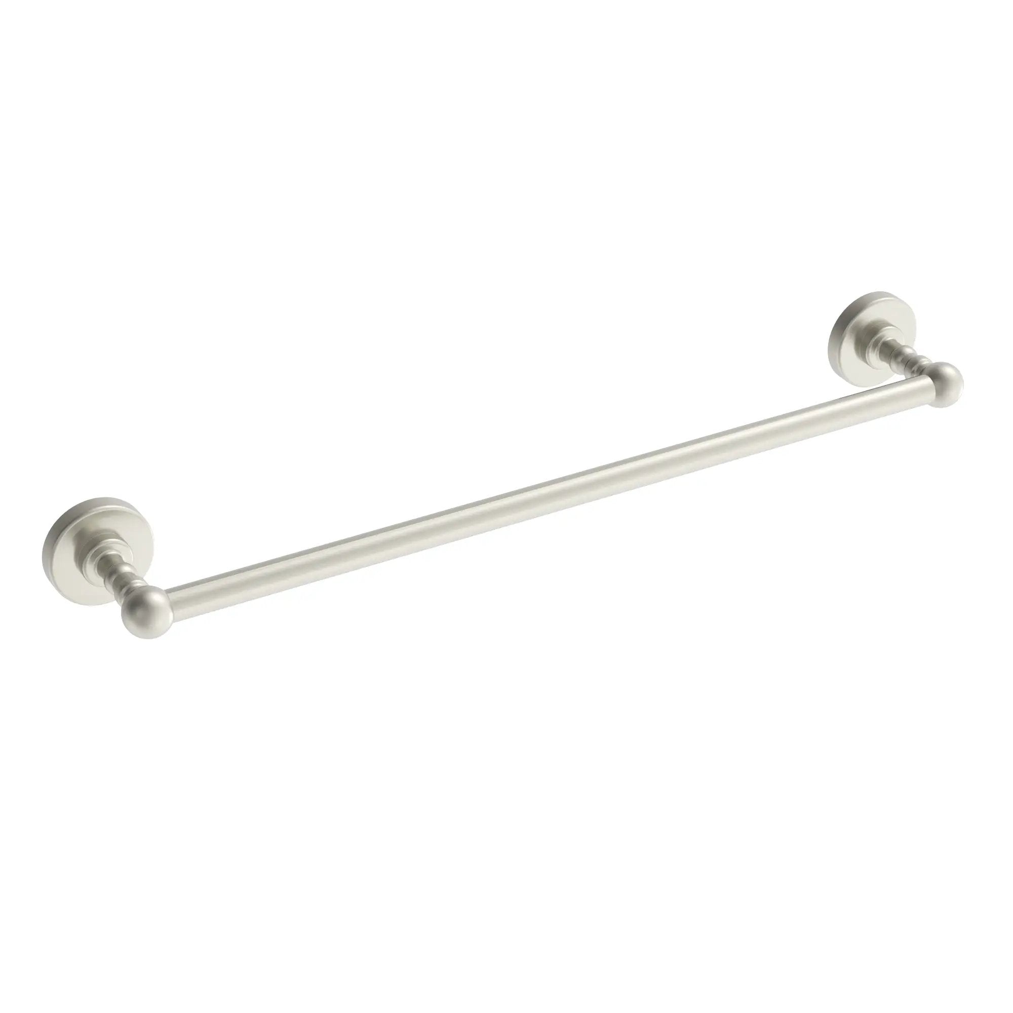 Brushed nickel towel Bar
