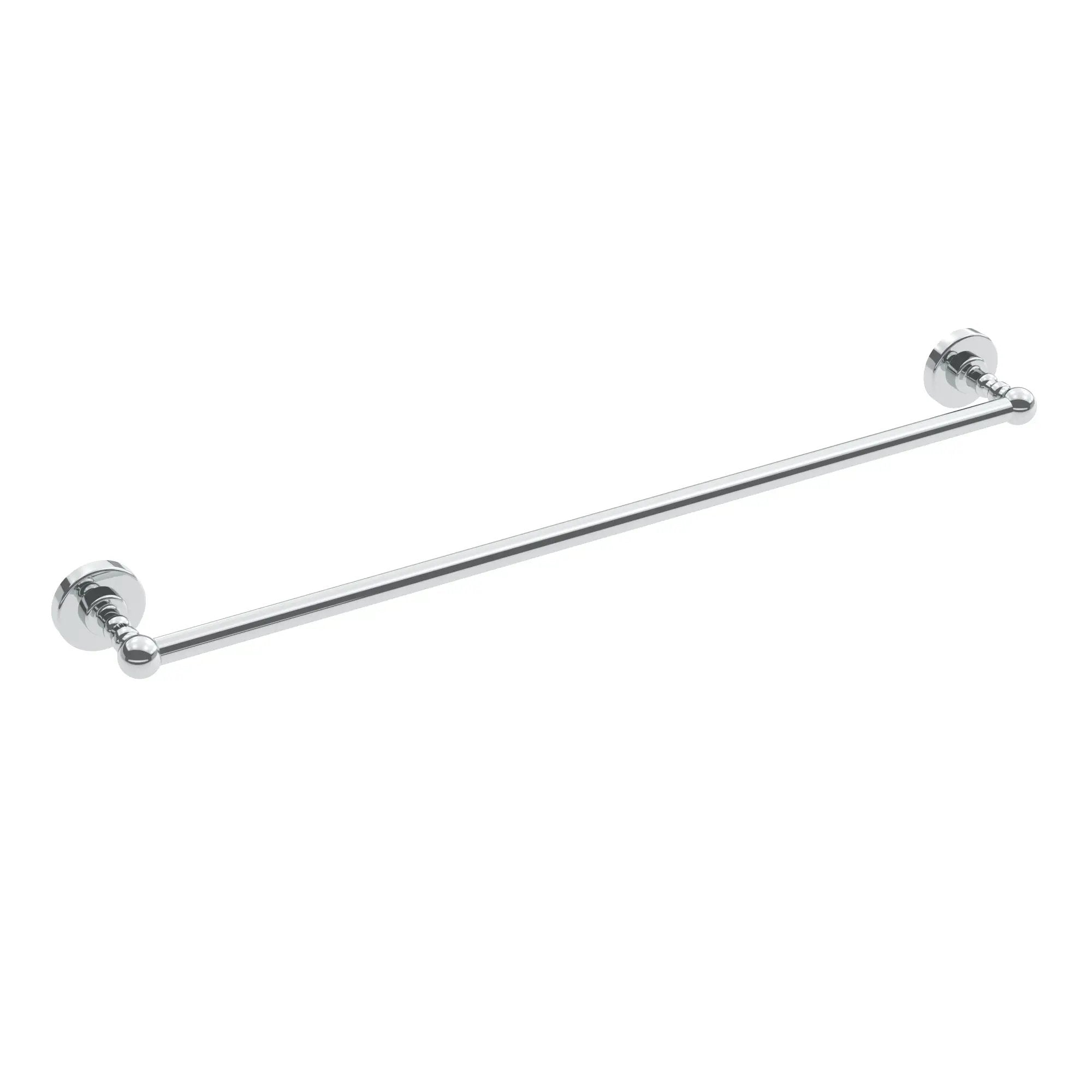 Chrome towel bar