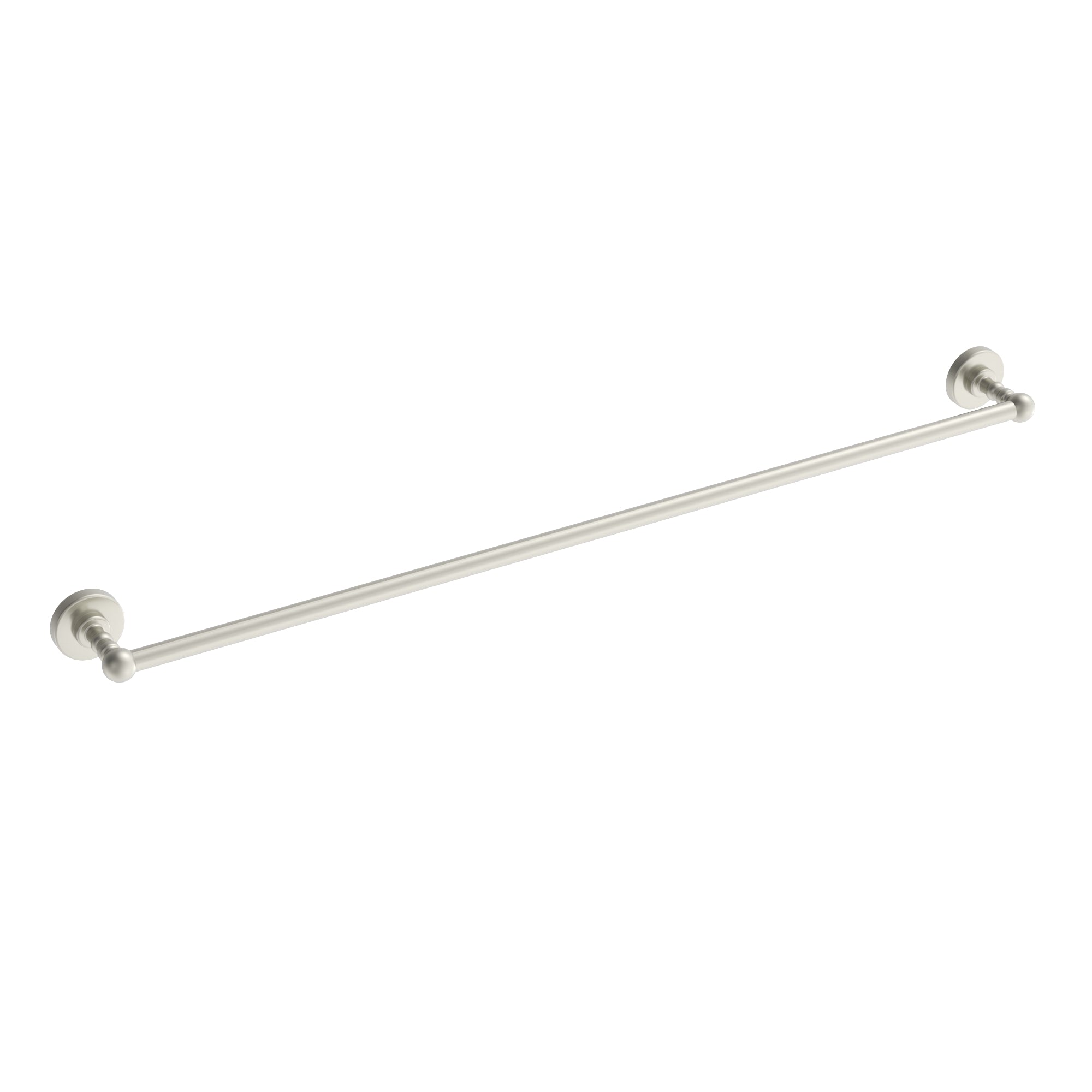 Brushed nickel towel Bar