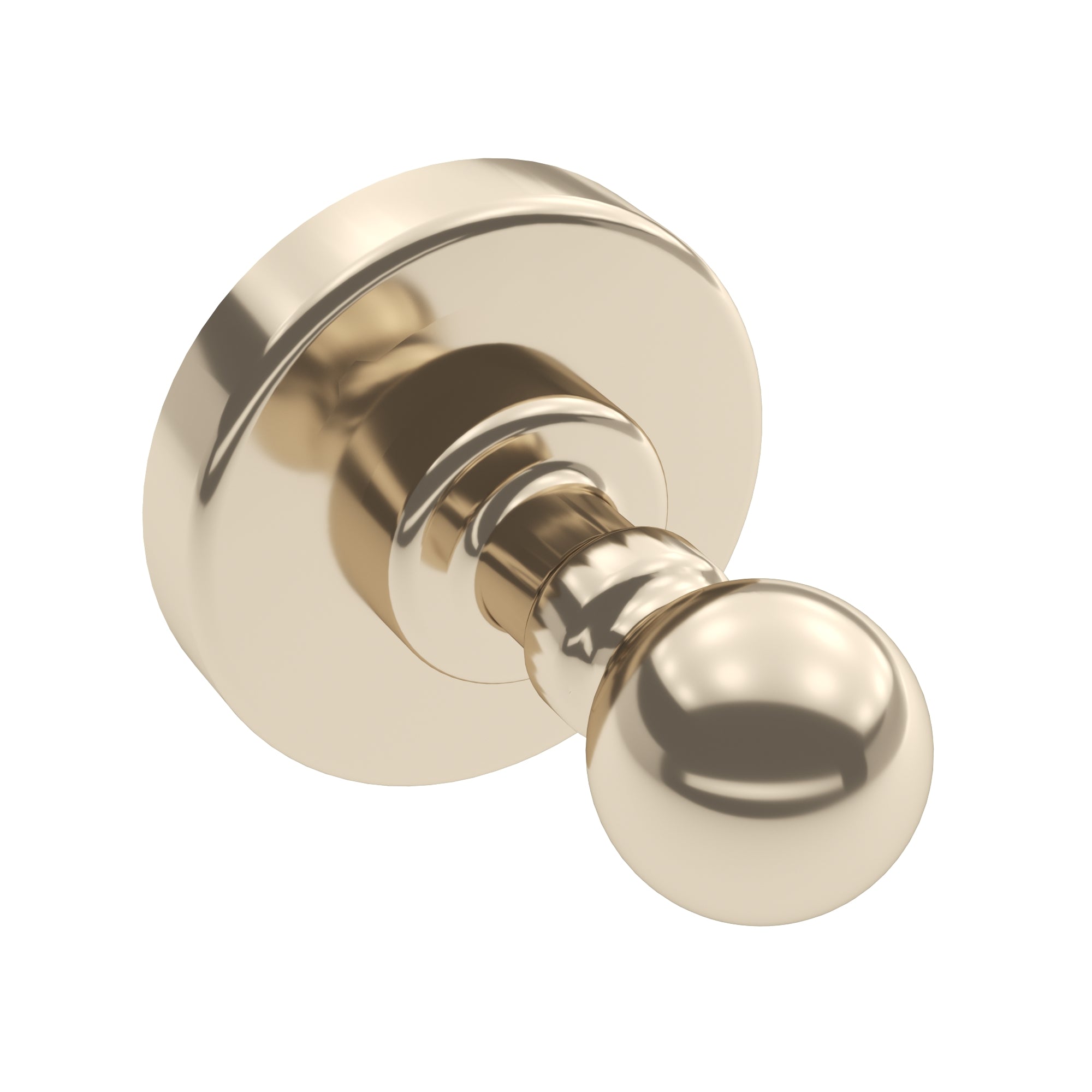 Polished nickel towel hook
