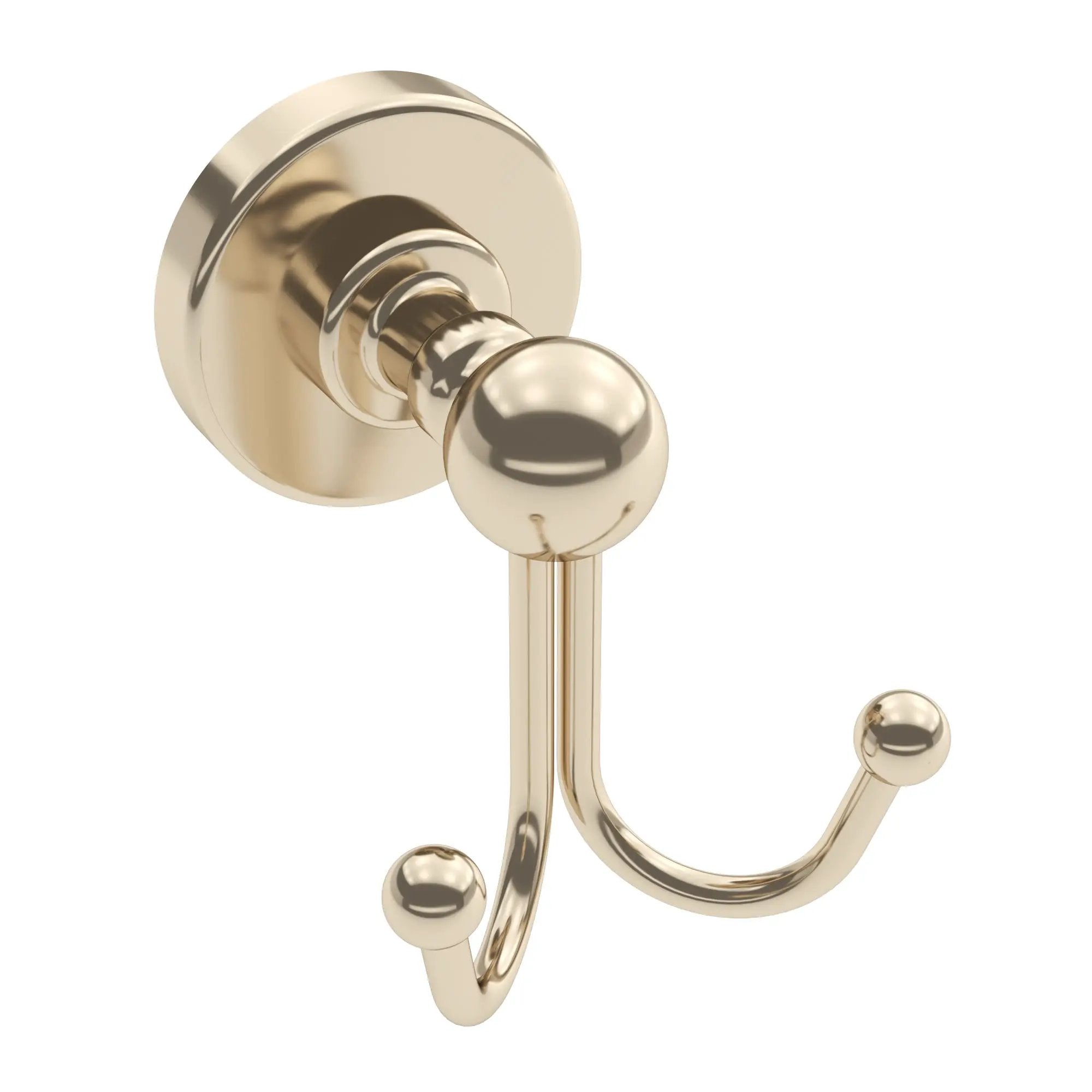 Polished nickel towel hook