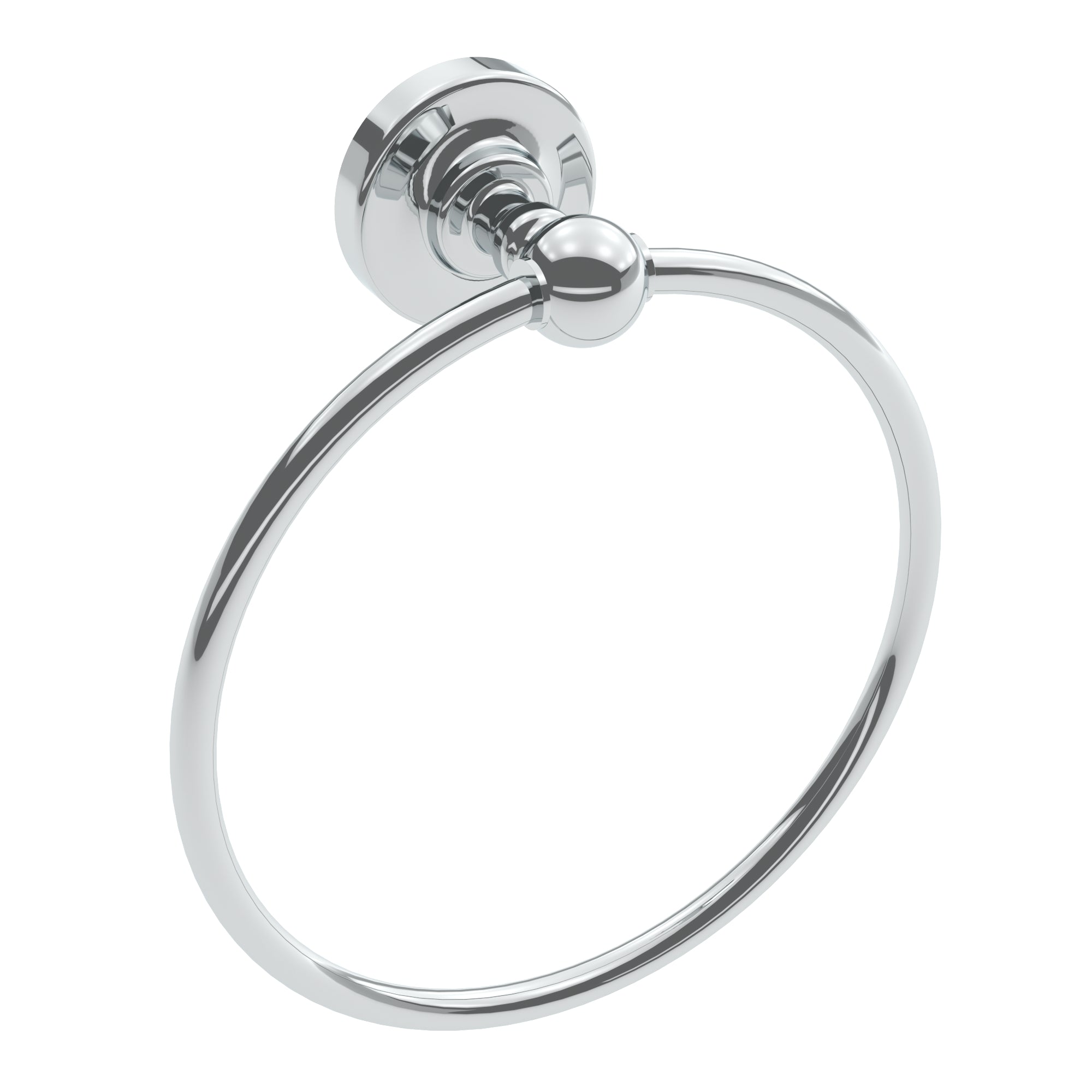 Chrome towel ring