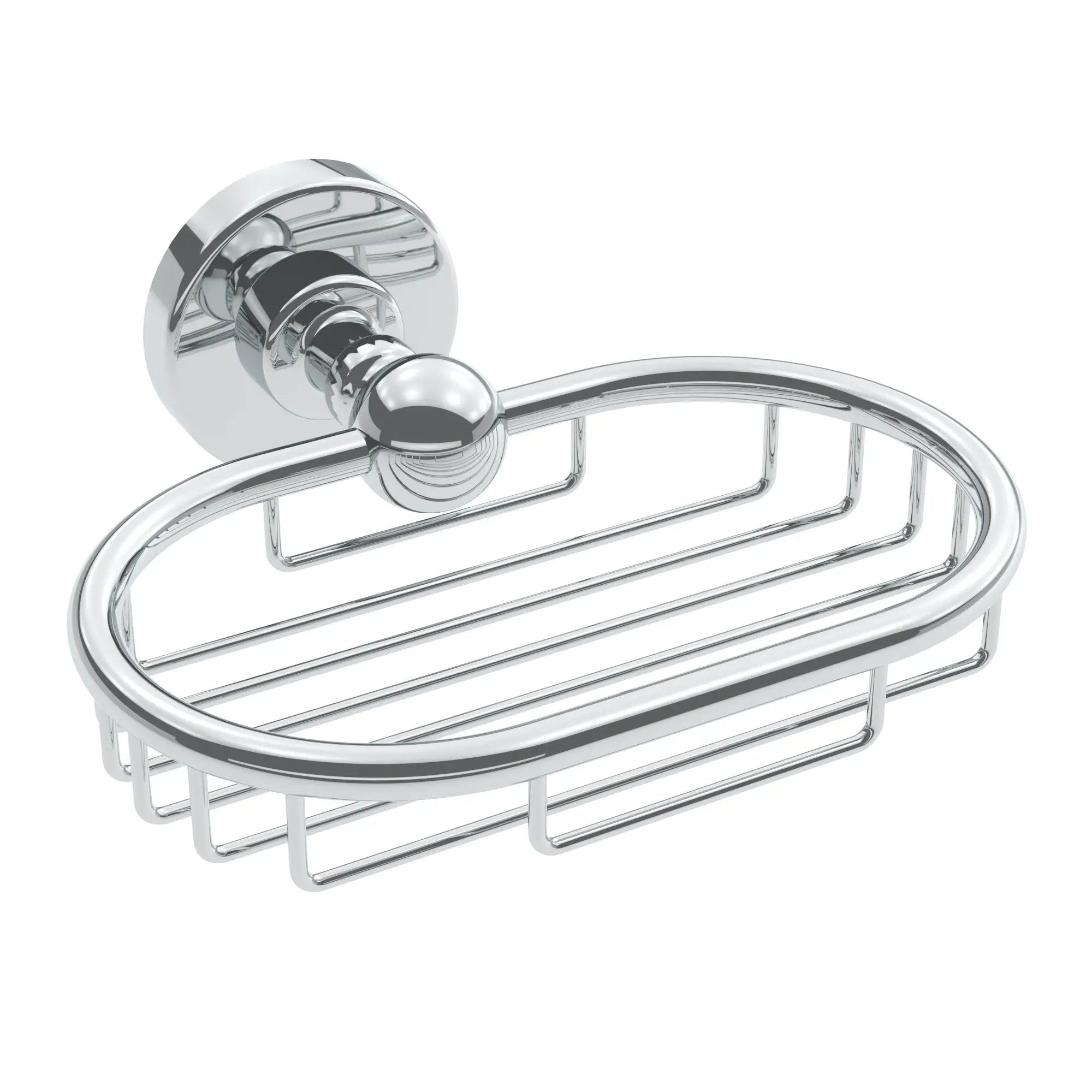 Chrome soap basket