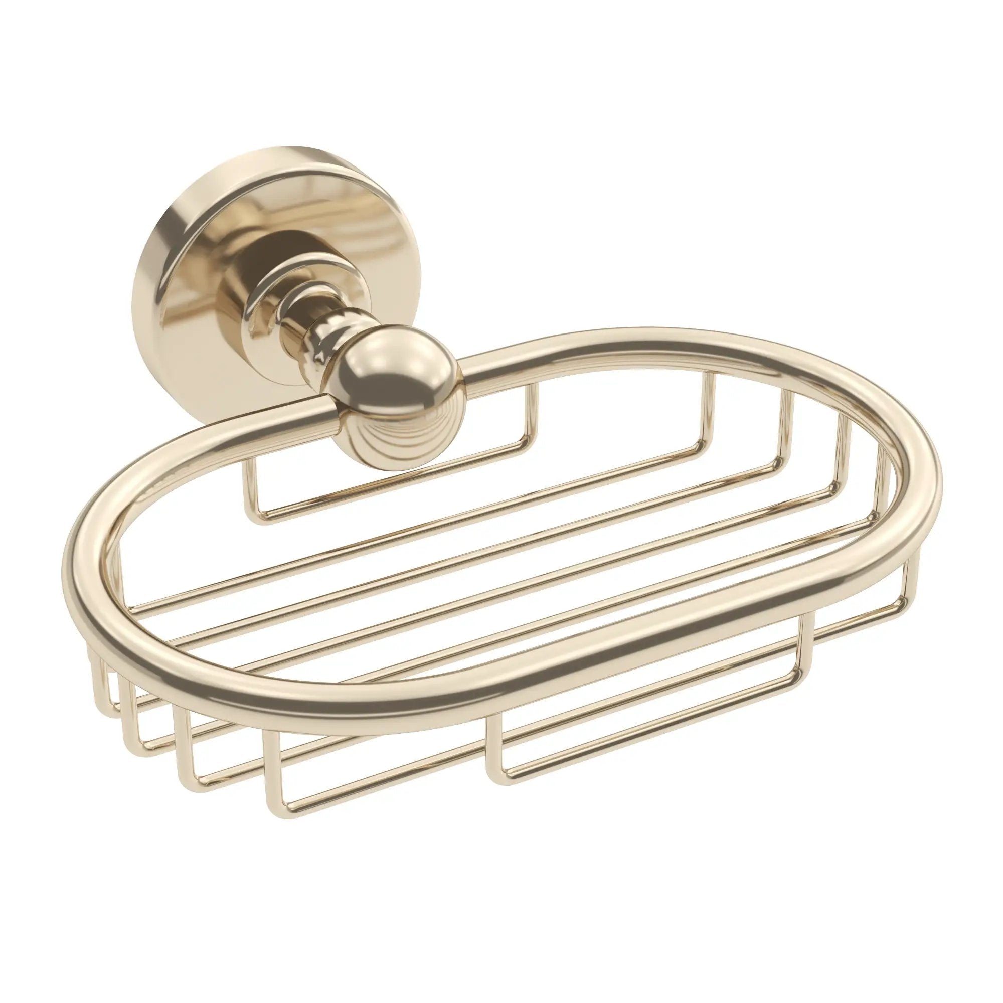 Polished nickel soap Basket