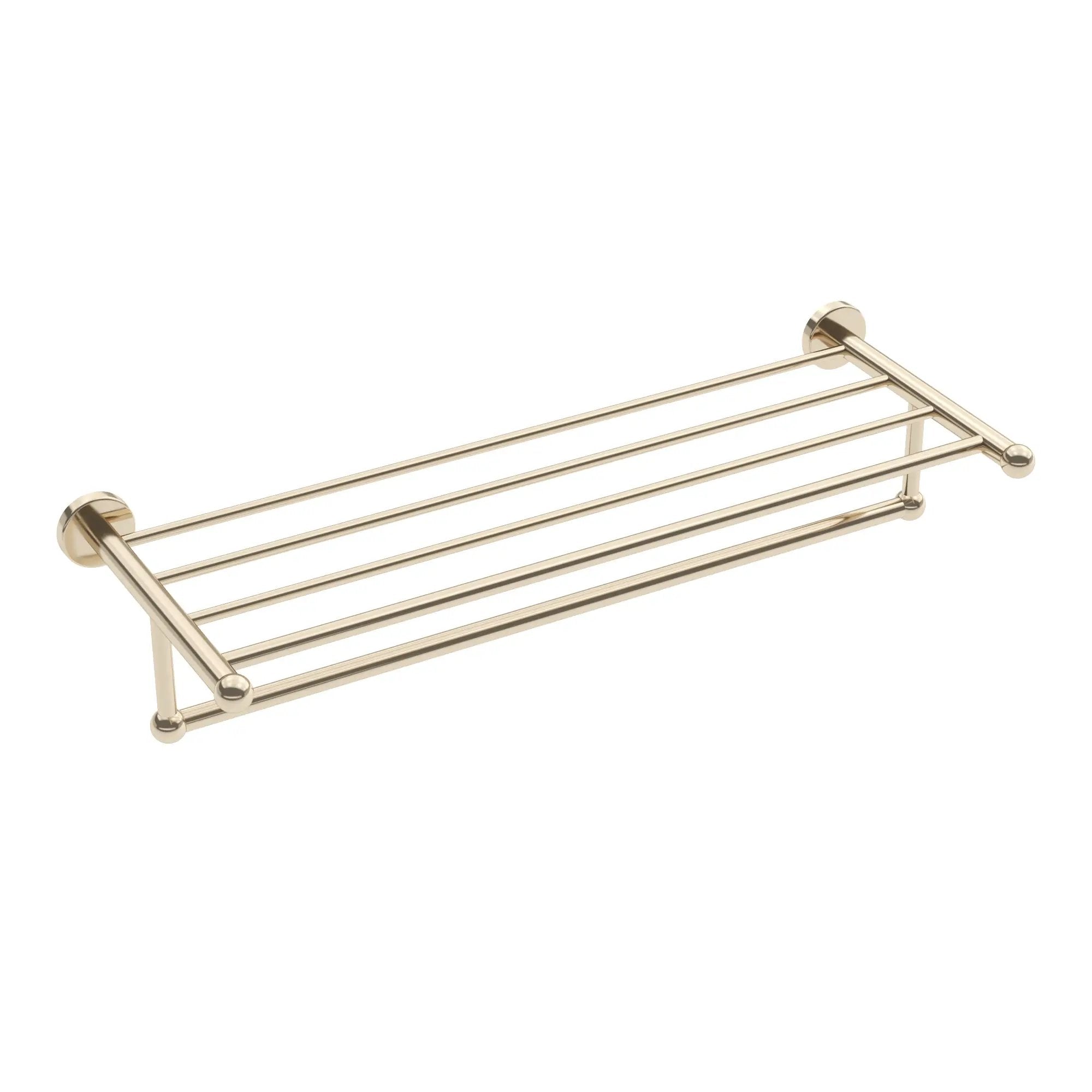 Polished nickel towel Shelf