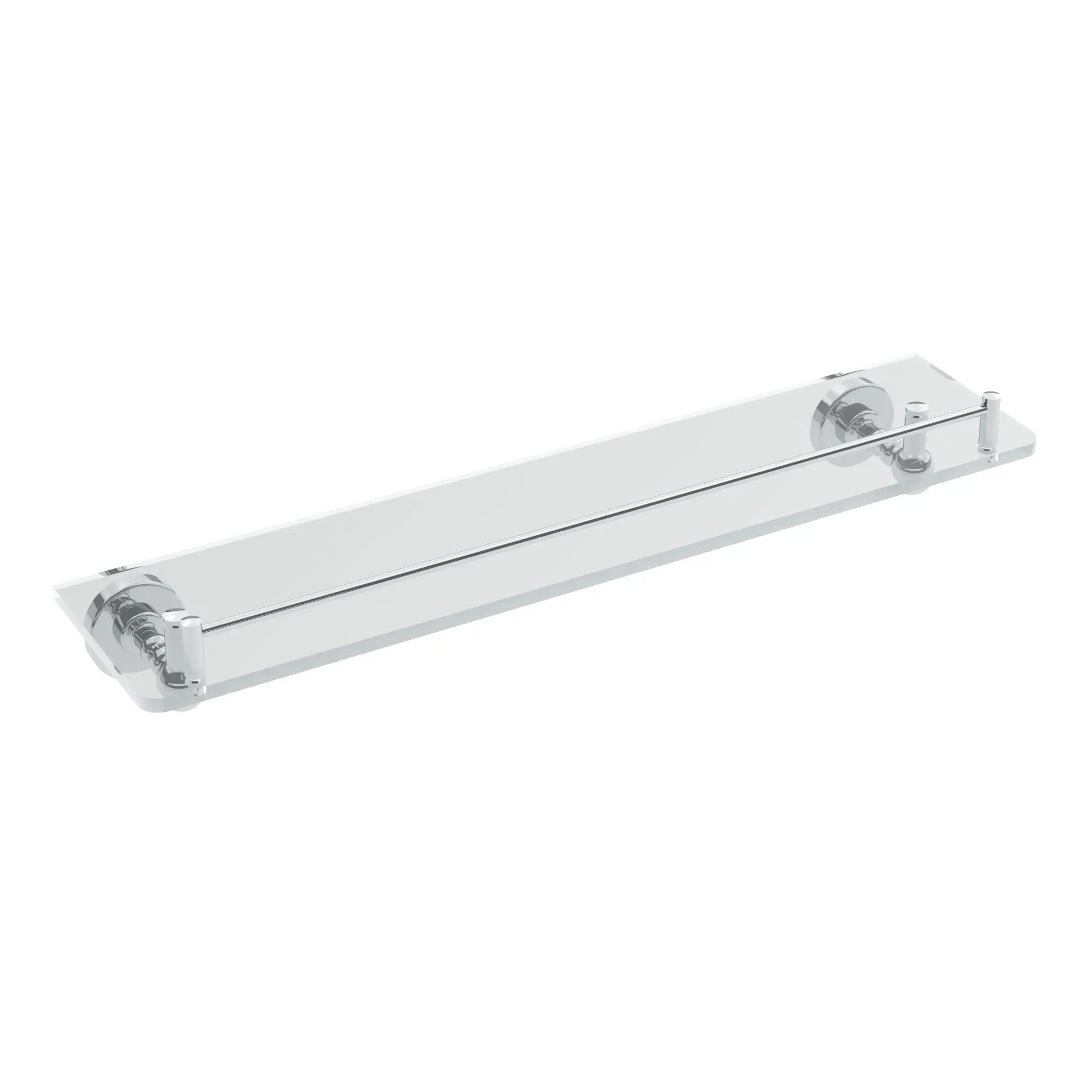 Chrome glass shelf
