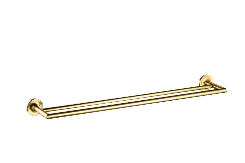Pvd brushed gold towel Bar
