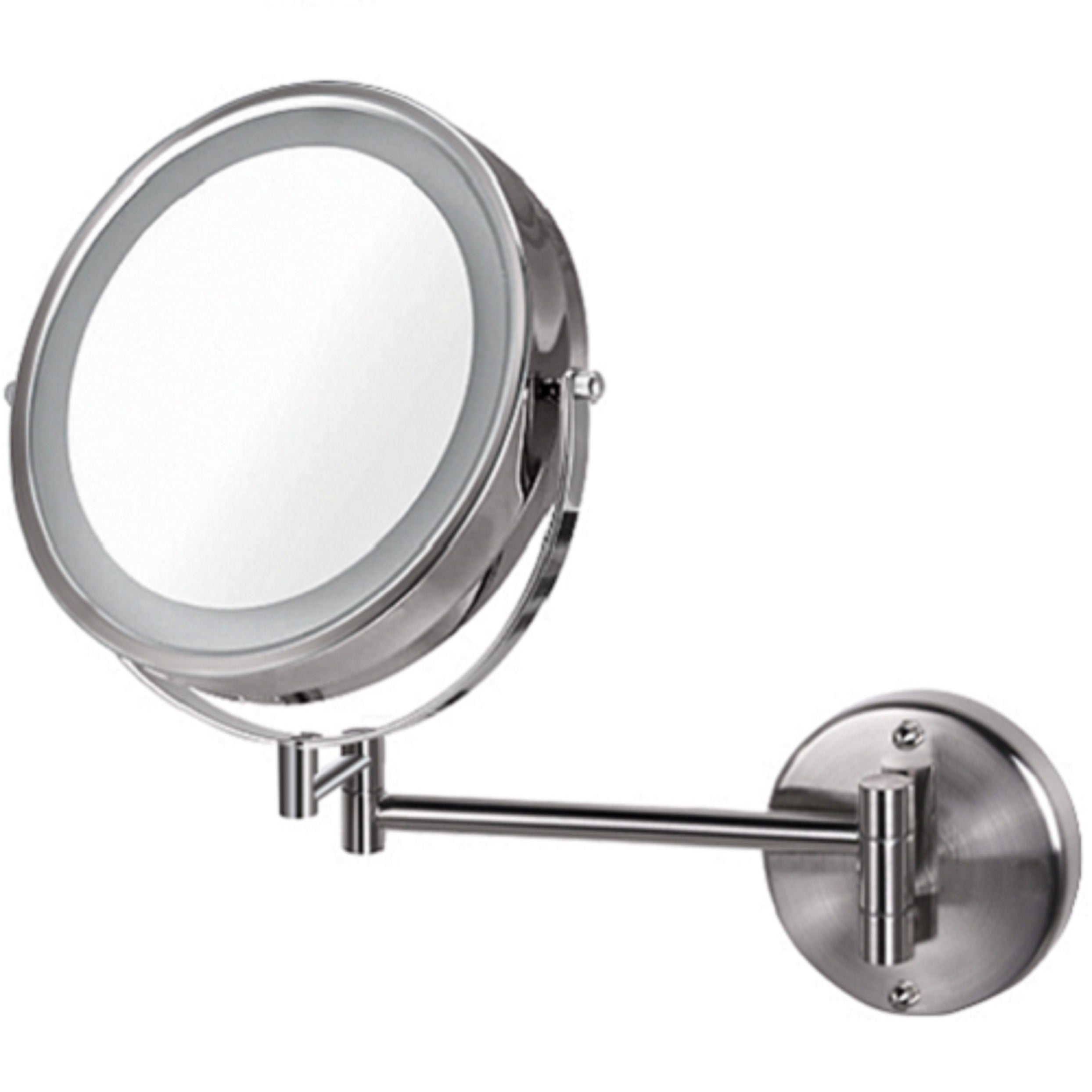 Chrome mounted mirror