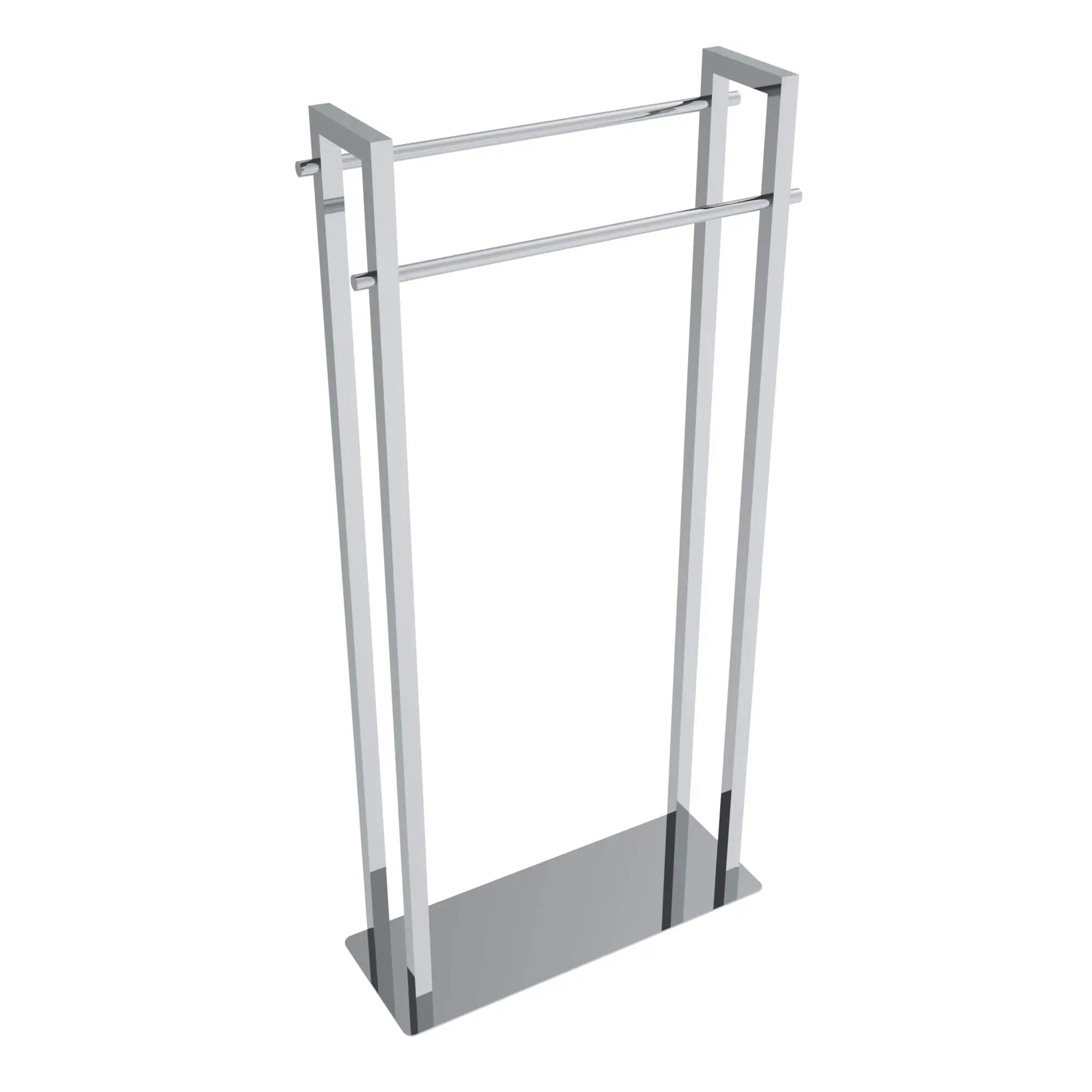Chrome towel stand
