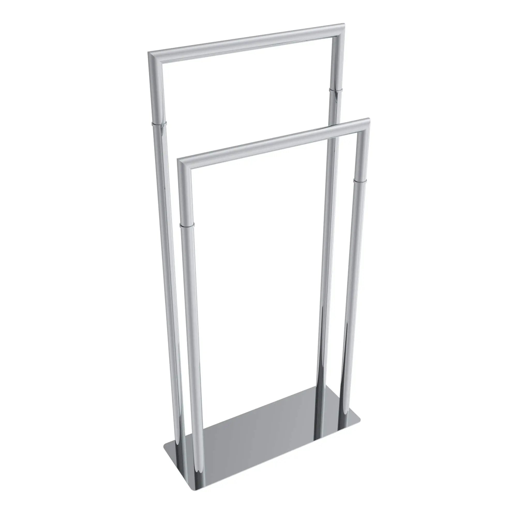 Chrome towel stand