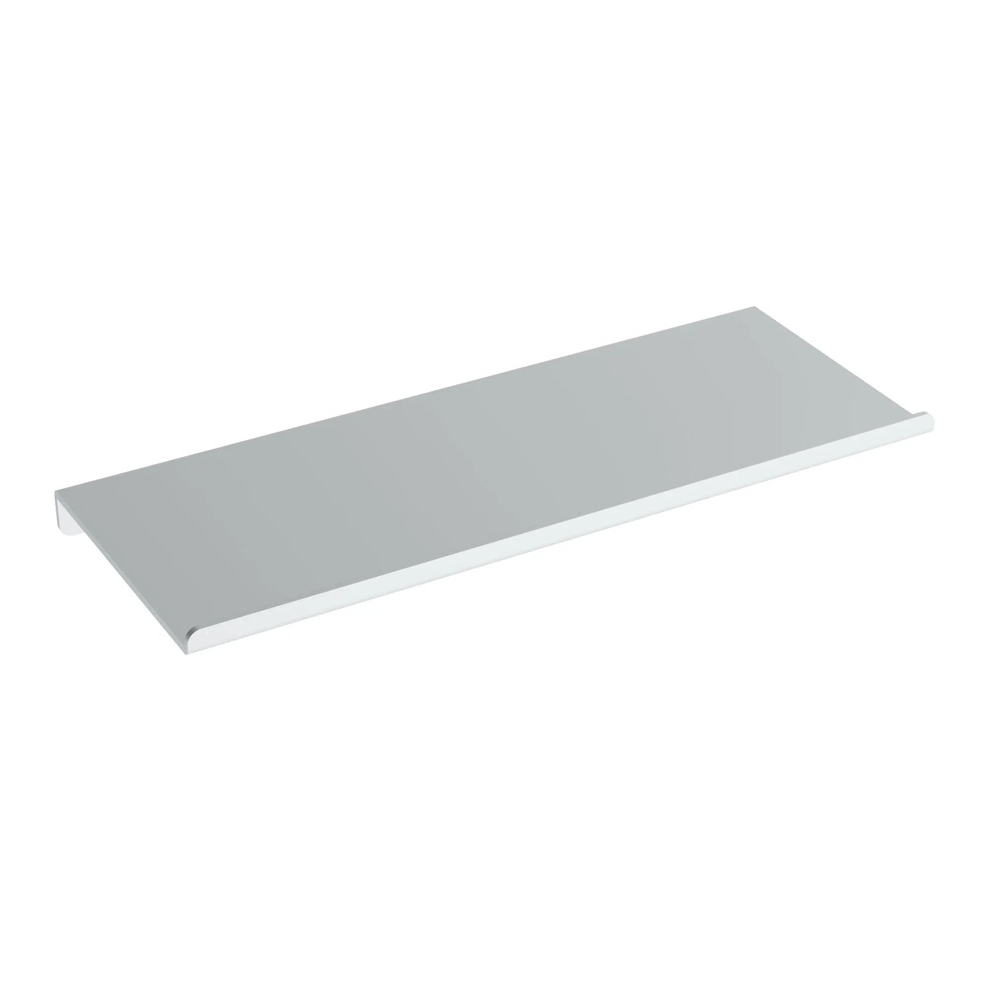 Chrome wall shelf