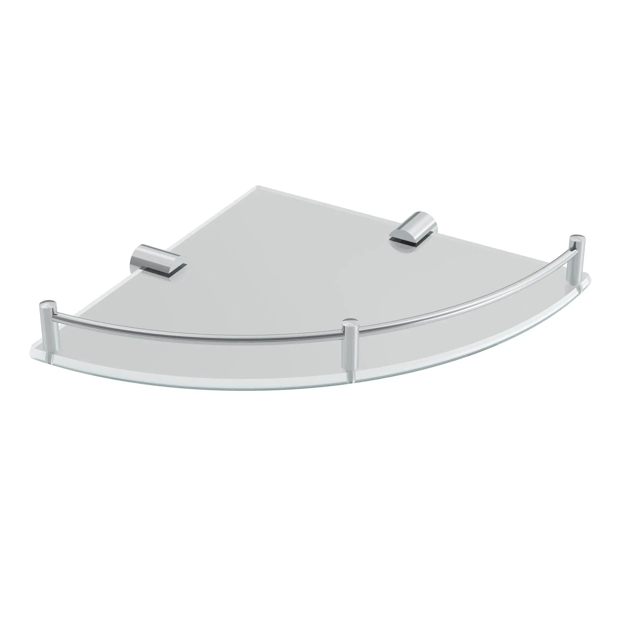 Chrome corner shelf