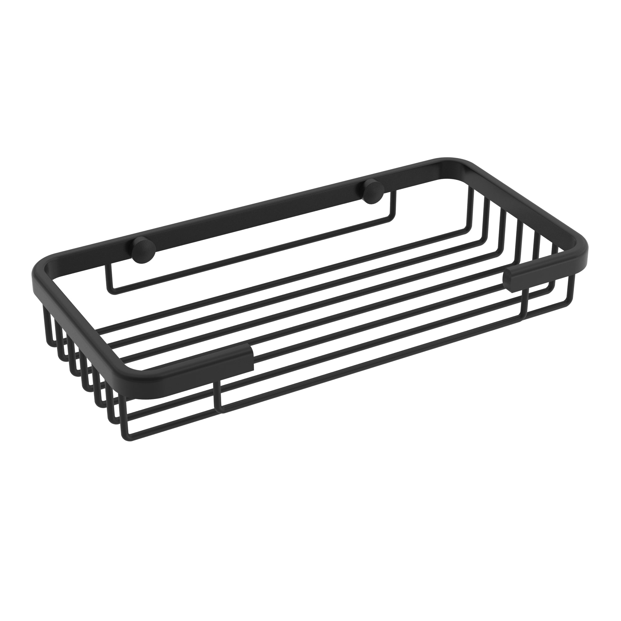 Matte black shower Basket