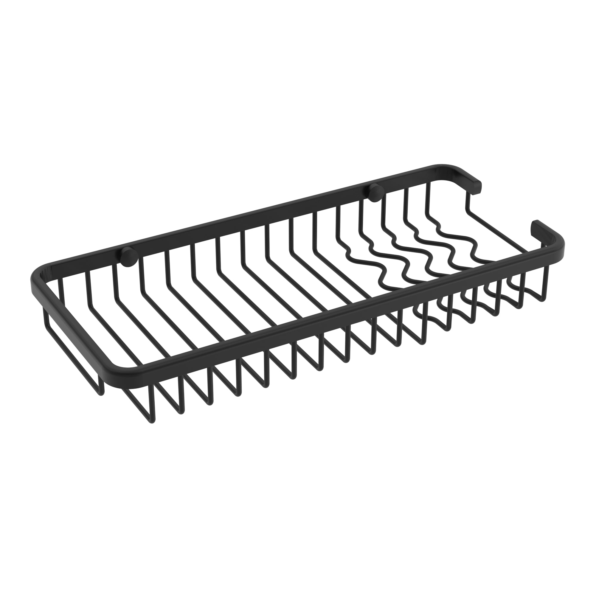 Matte black shower Basket