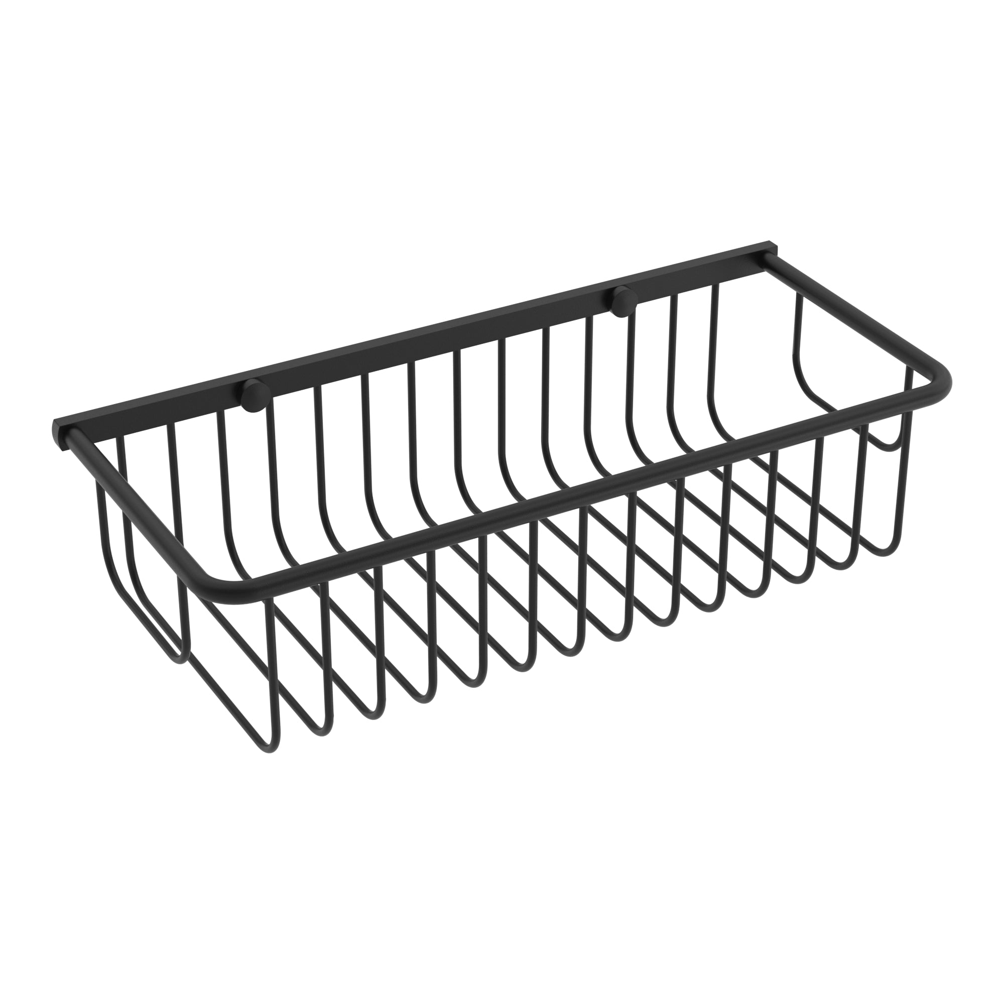 Matte black shower Basket