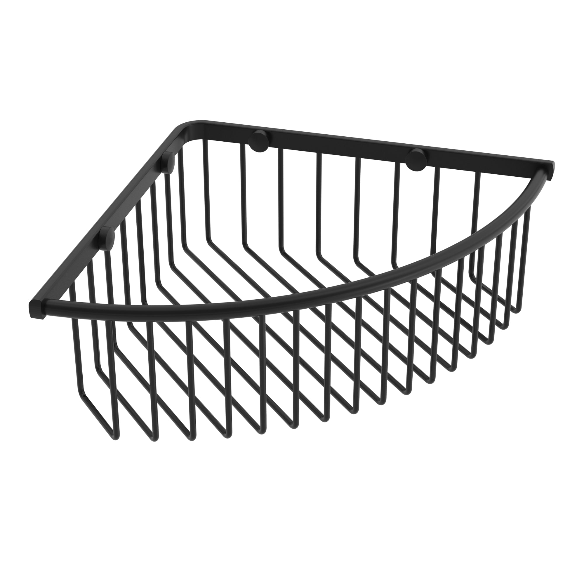 Matte black shower Basket