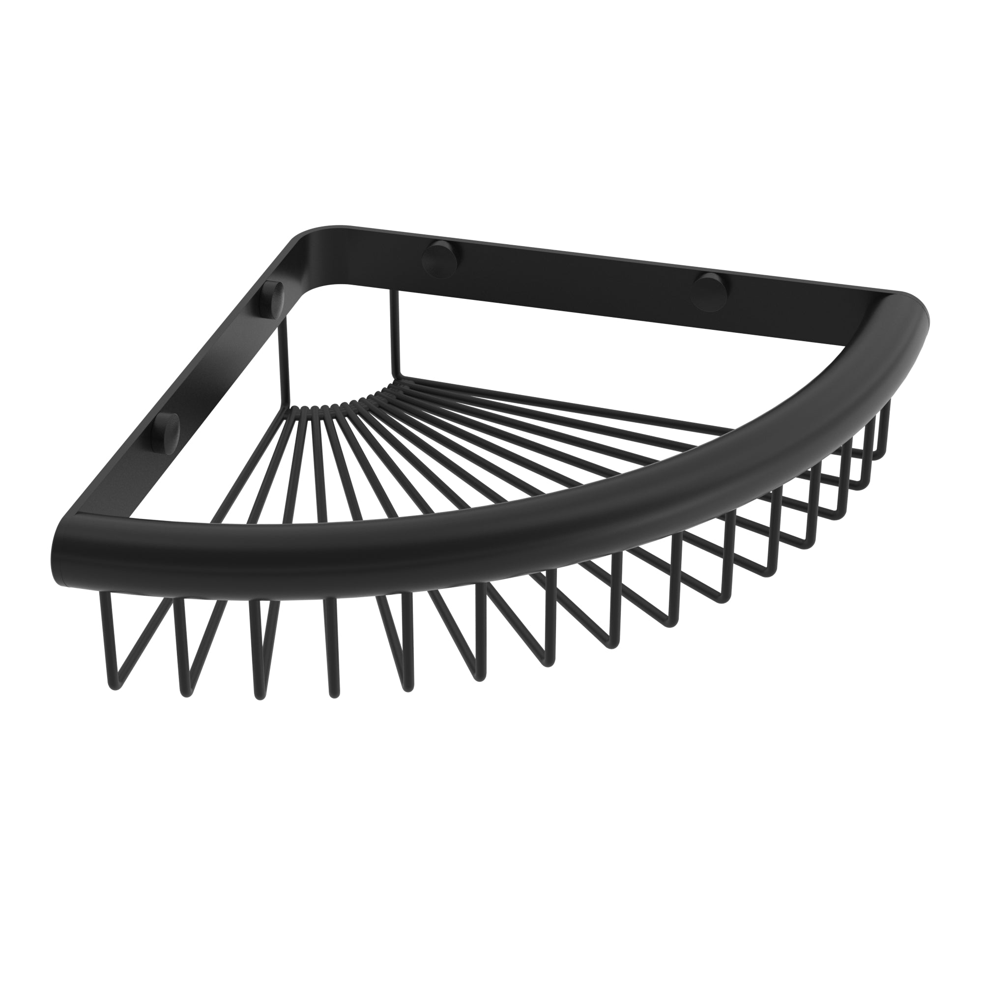 Matte black shower Basket