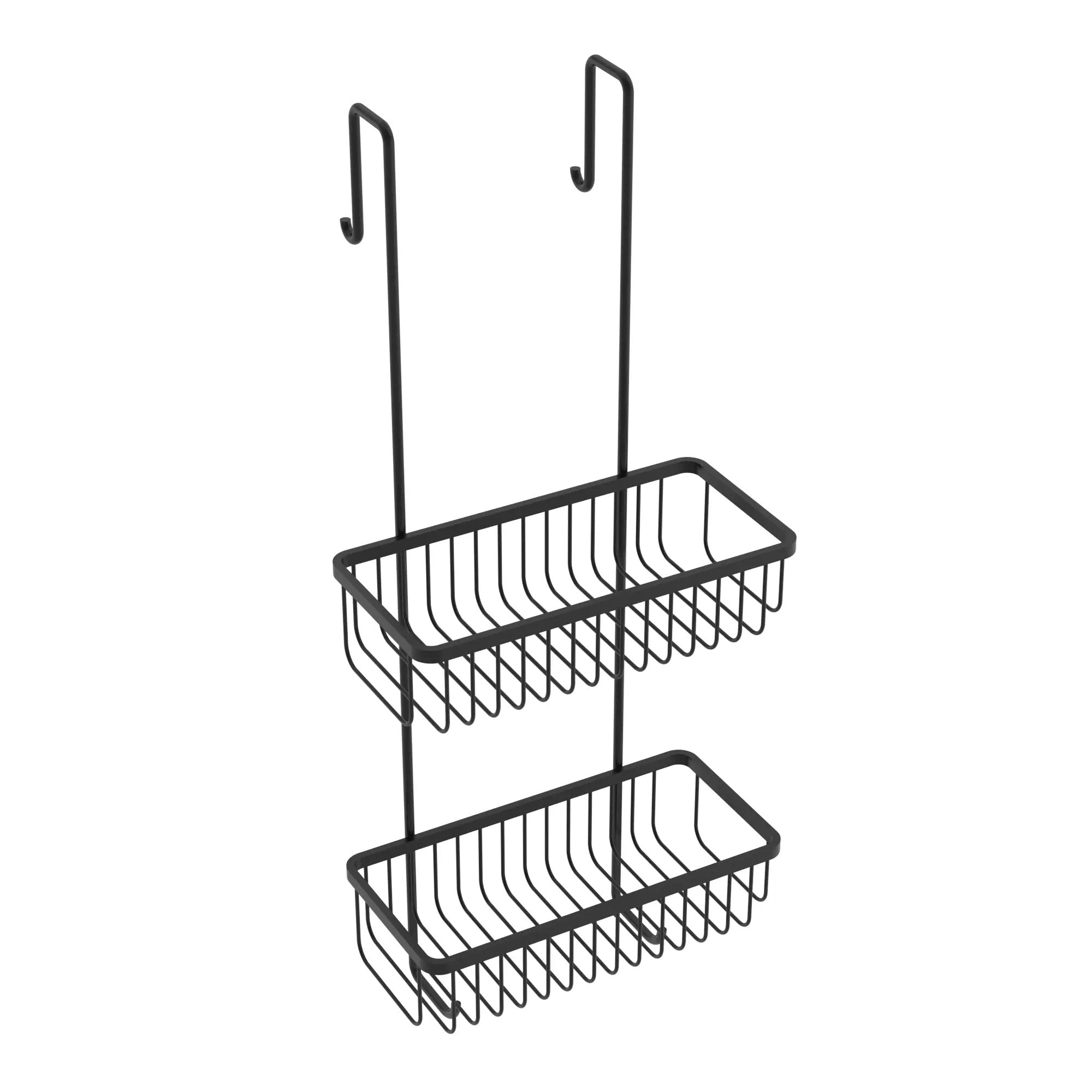 Matte black shower Basket