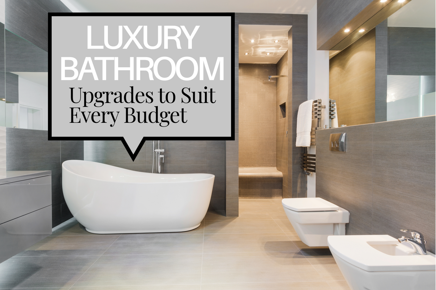 Winter Bathroom Upgrades to Suit Every Budget