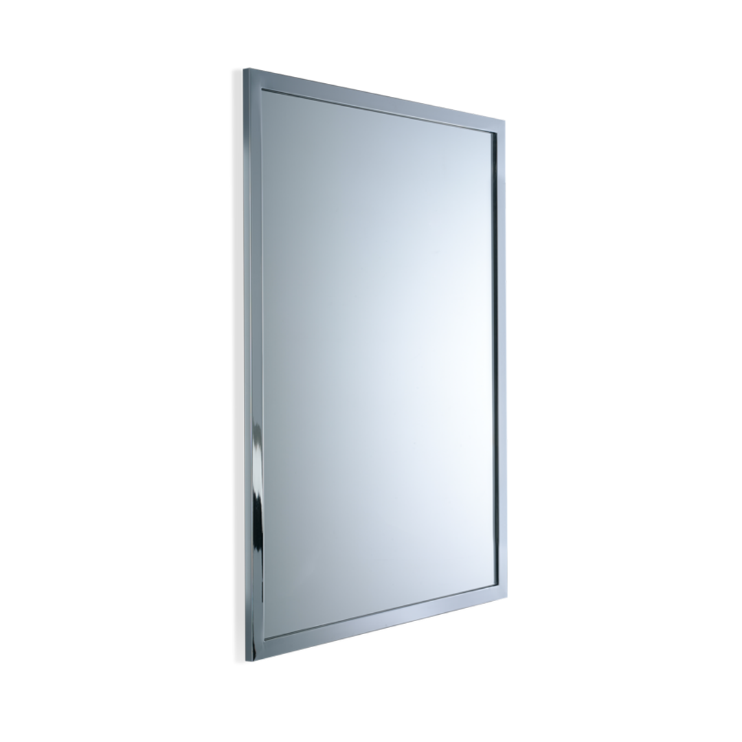 chrome wall mirror
