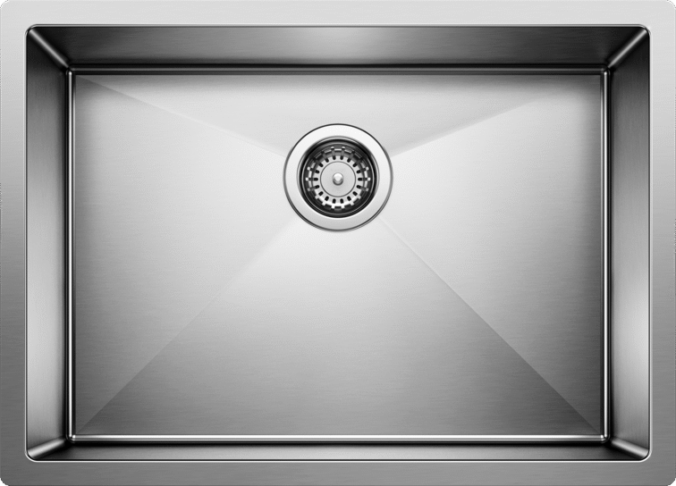 satin polish stainless steel sink