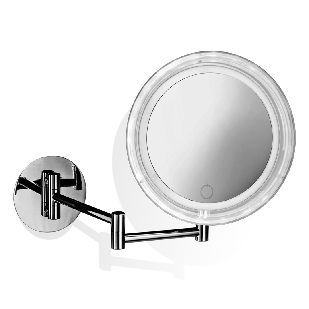 chrome led cosmetic mirror