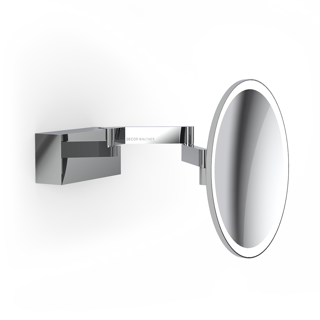 chrome cosmetic mirror