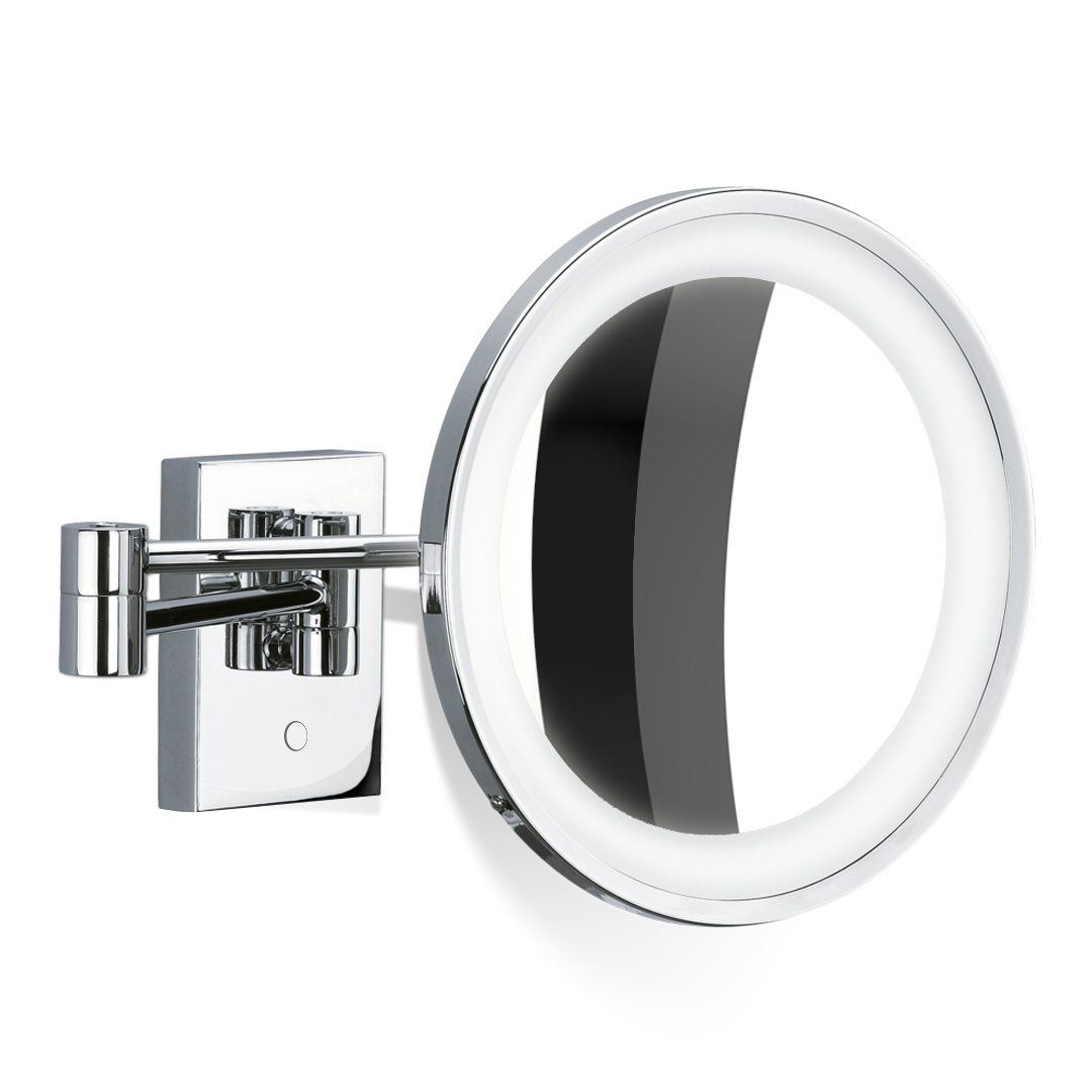 chrome led cosmetic mirror