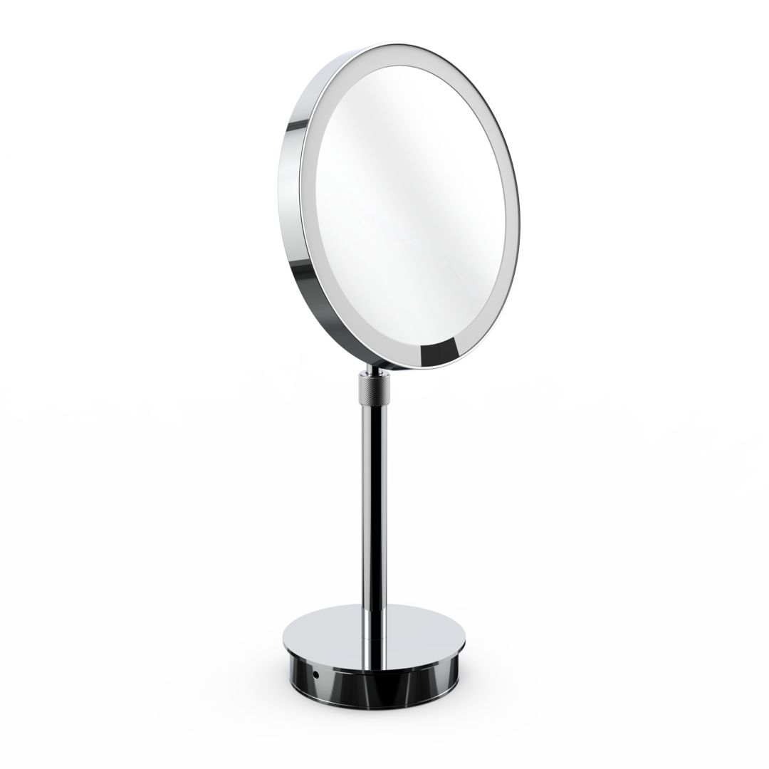 chrome led cosmetic mirror