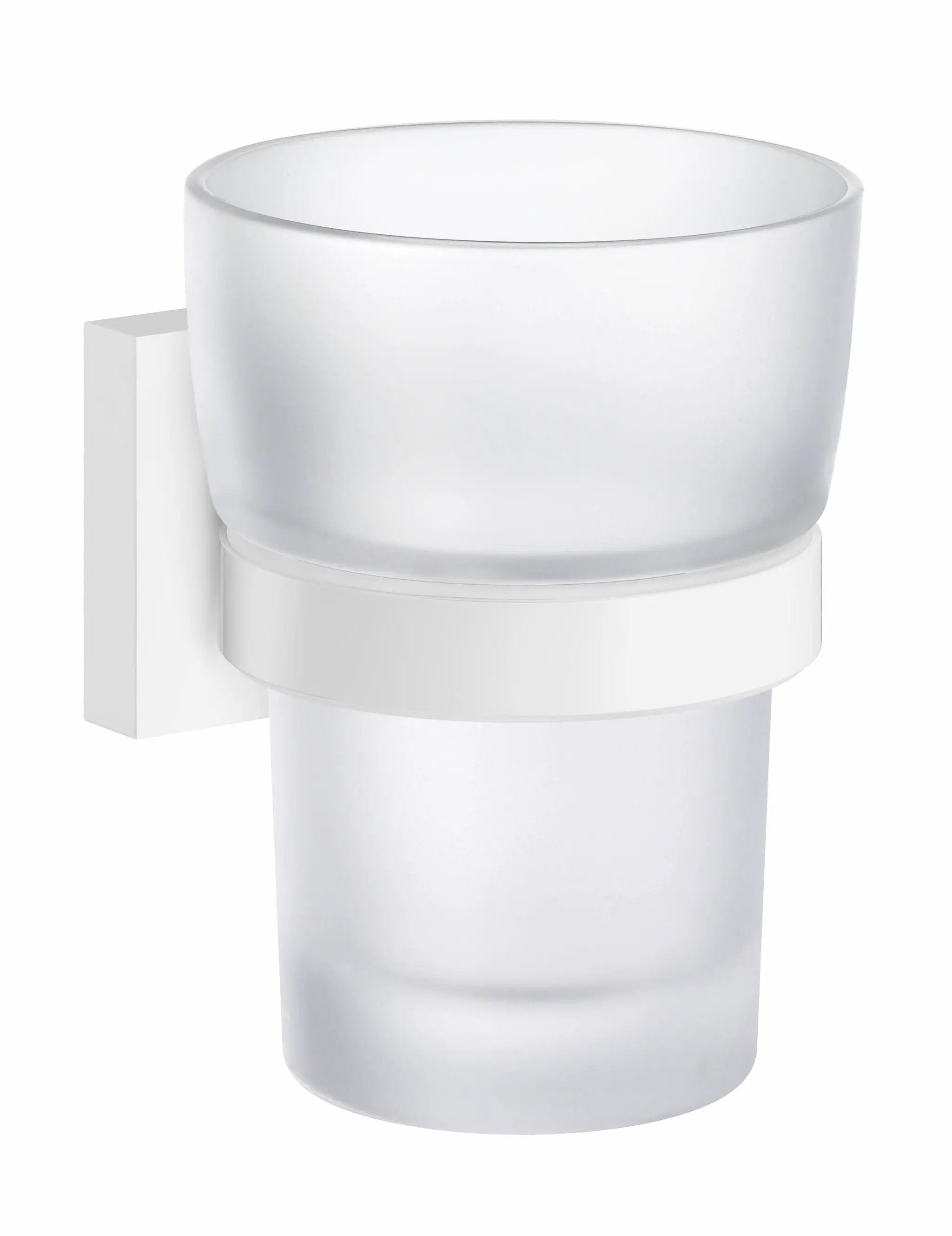 Smedbo House Holder with Frosted Glass Tumbler by Smedbo