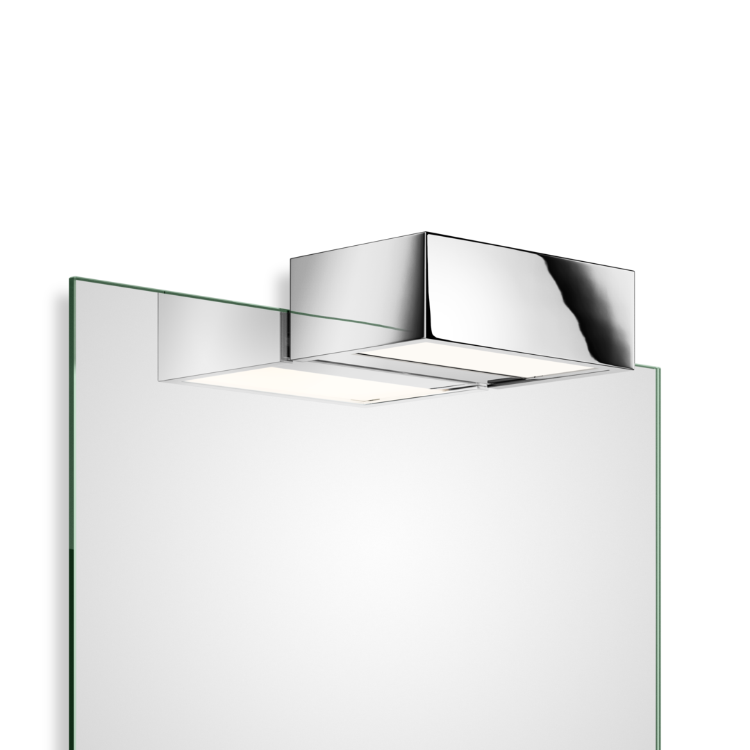 chrome led clip-on light