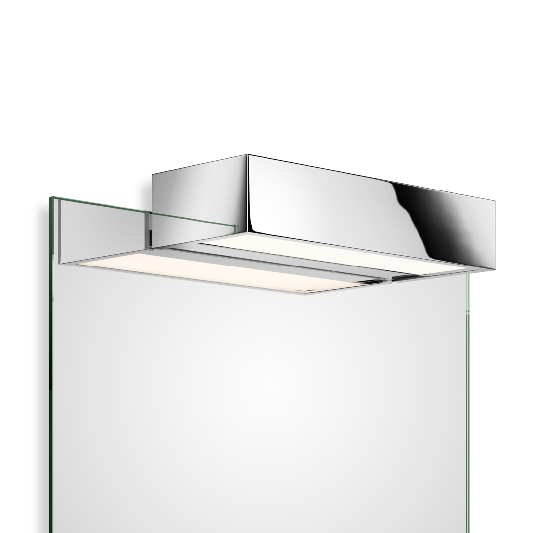 chrome led clip-on light