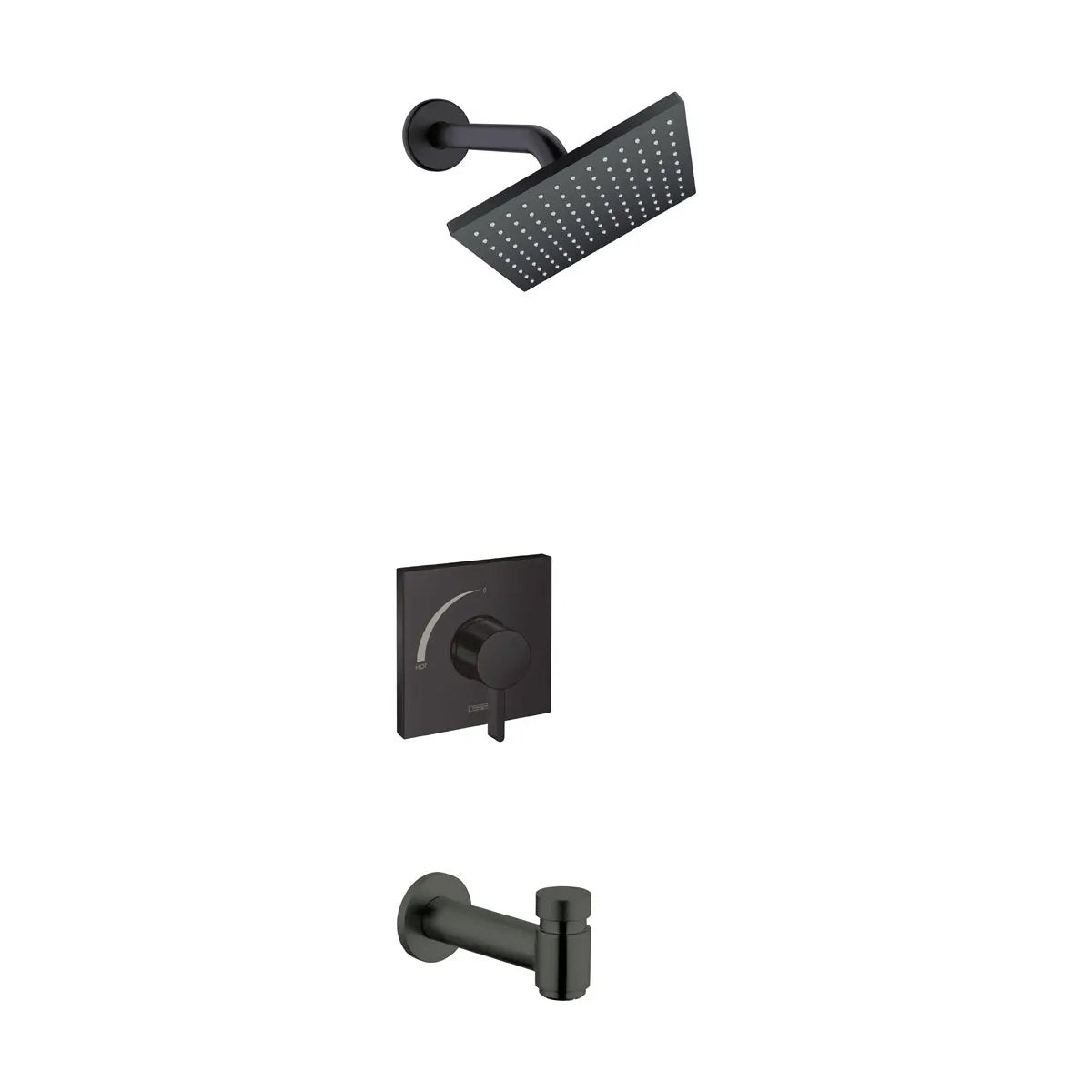 Hansgrohe Vernis Shape Pressure Balance Tub/Shower Set, 2.5 GPM by Hansgrohe