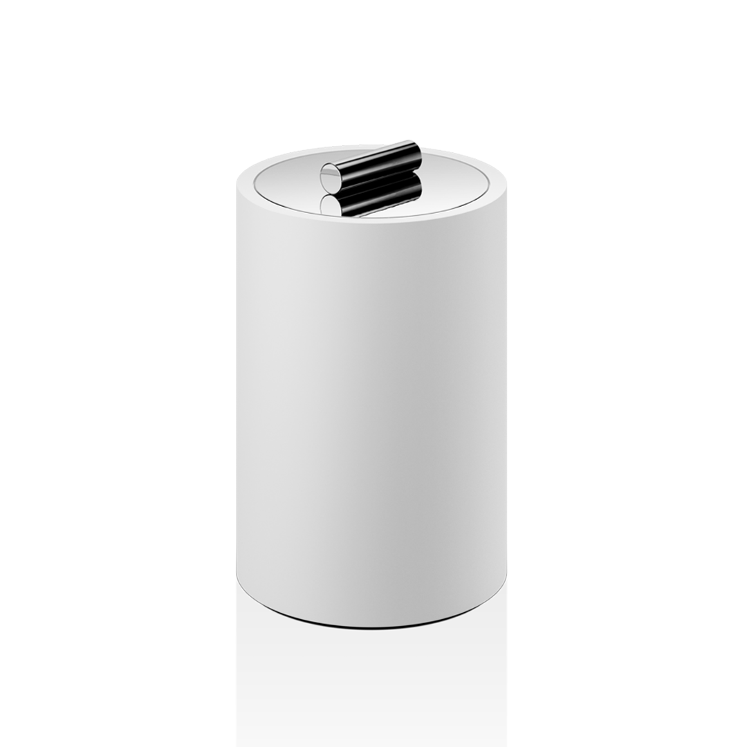 white/chrome multi-purpose box with lid big