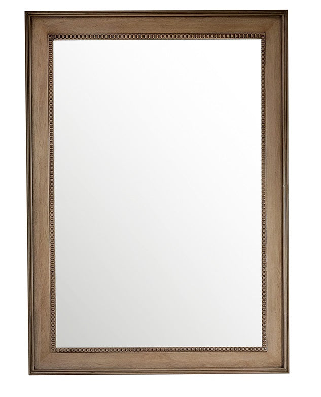 James Martin Vanities Bristol 29" Rectangular Mirror, White Washed Walnut