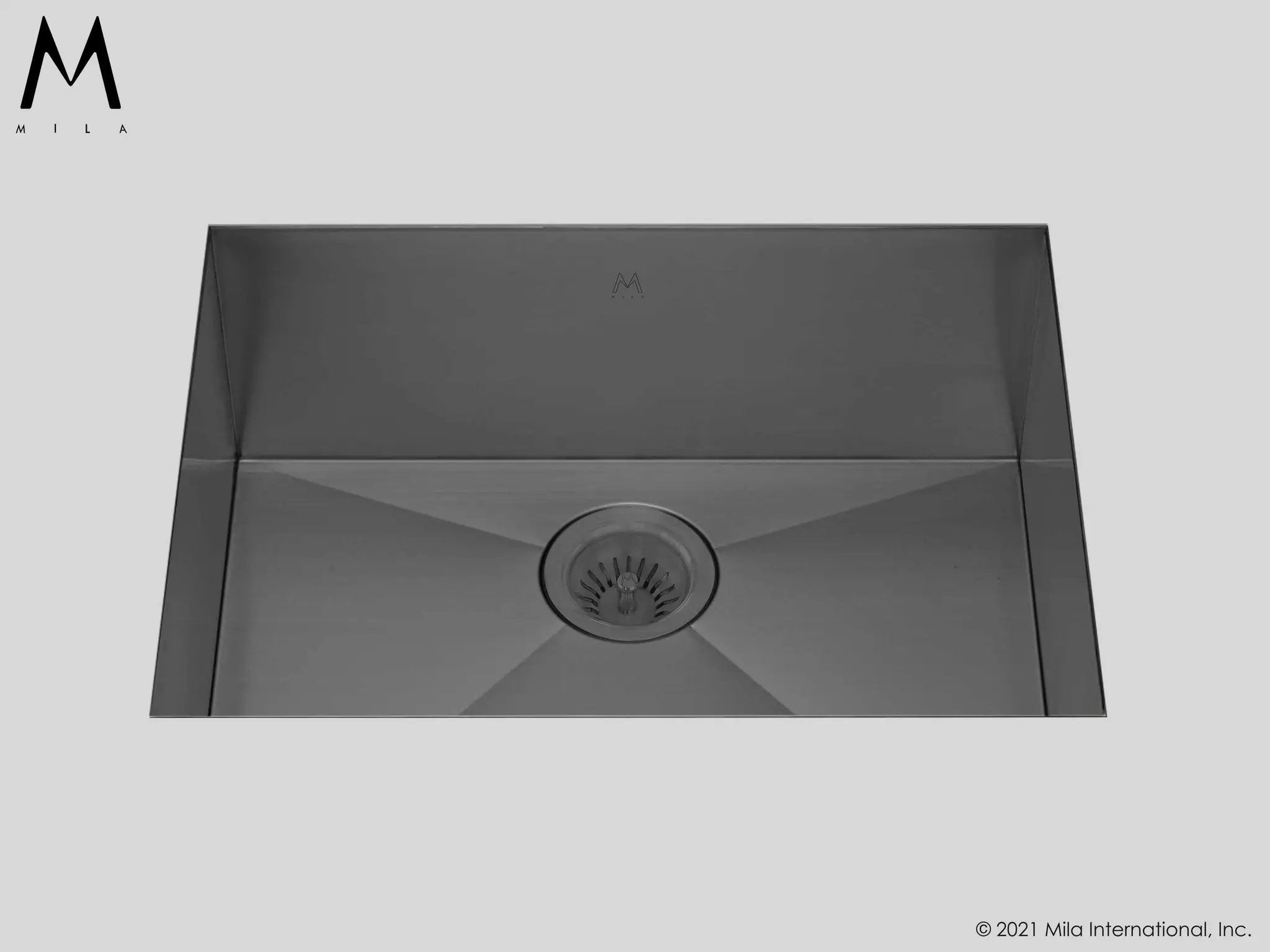 MILA FLATIRON Single Bowl Under Mount 28 x 18.5 Kitchen Sink by Mila International