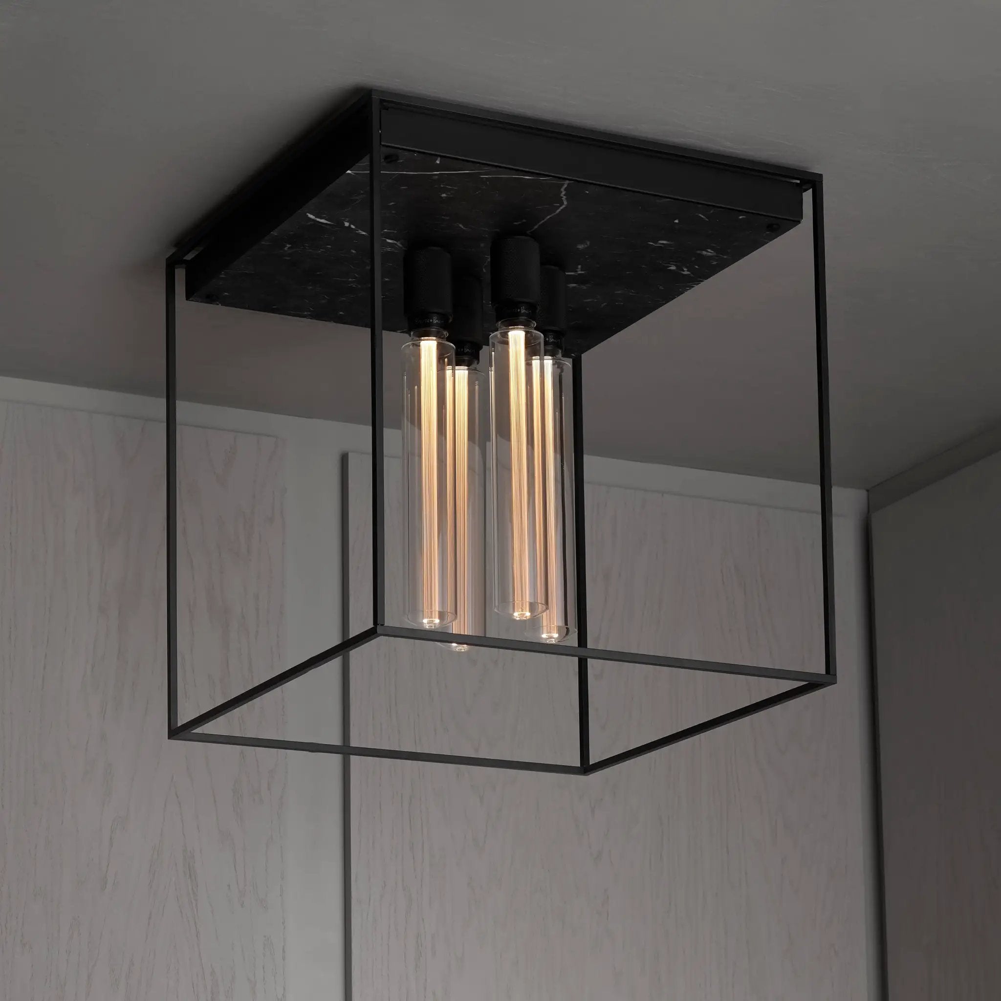 Black Marble Ceiling Light