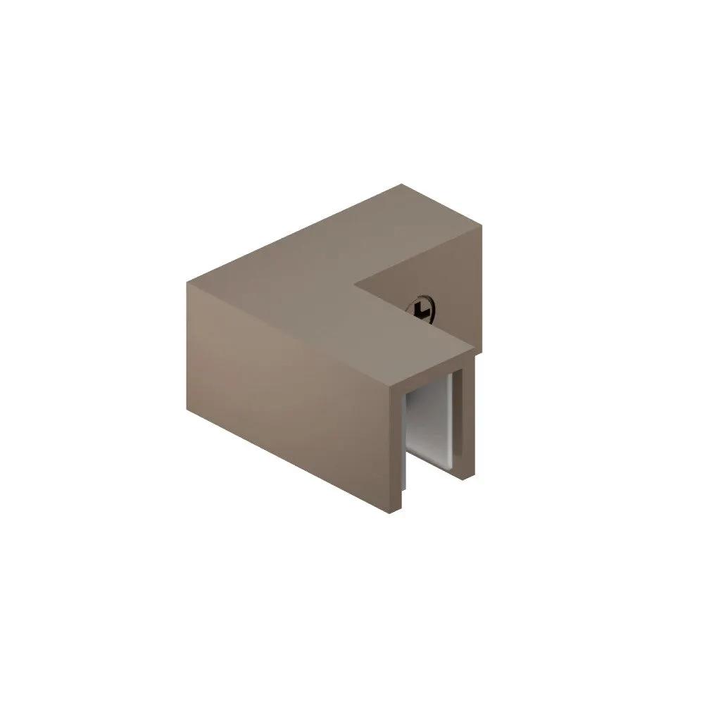 Flusso 90 Degree Glass to Glass Sleeve Over Clamp by Flusso