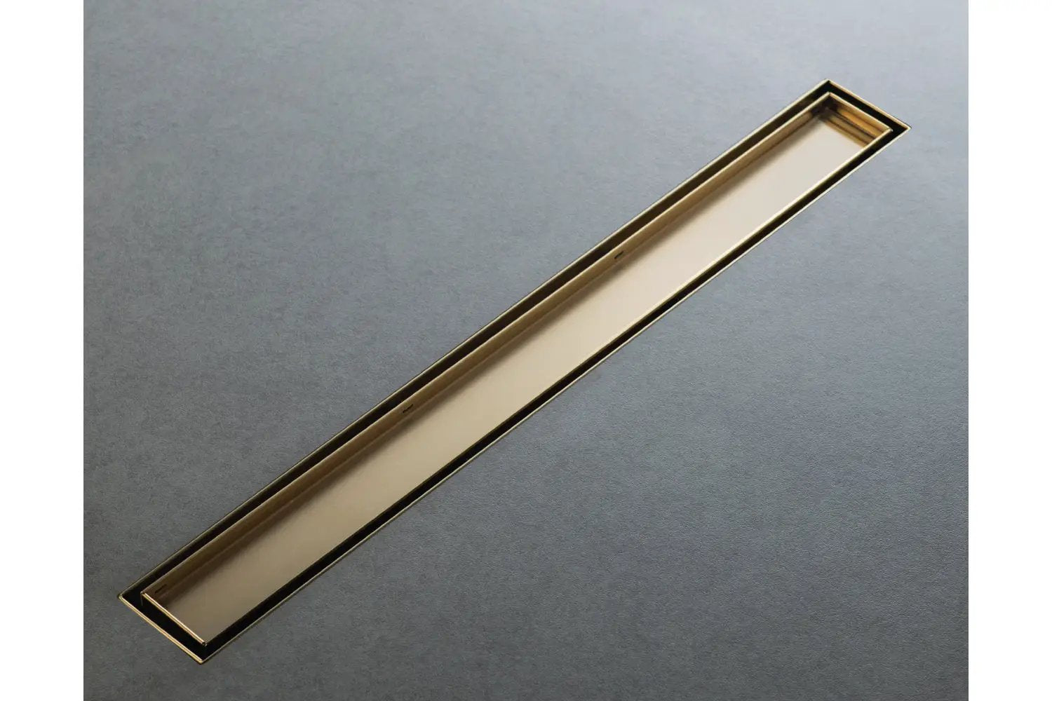 satin brass pvd drain