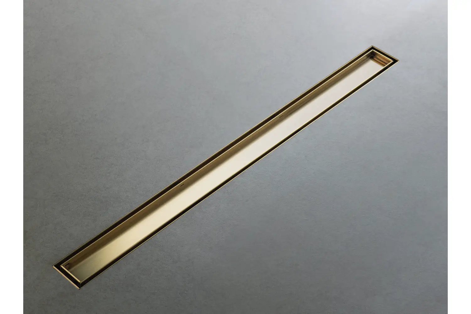 satin brass pvd drain