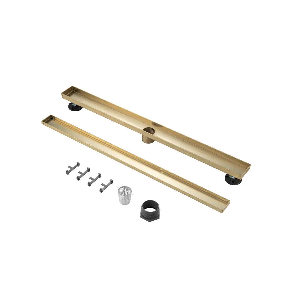 Flusso 32" Tile Insert Linear Drain with 2" Outlet by Flusso