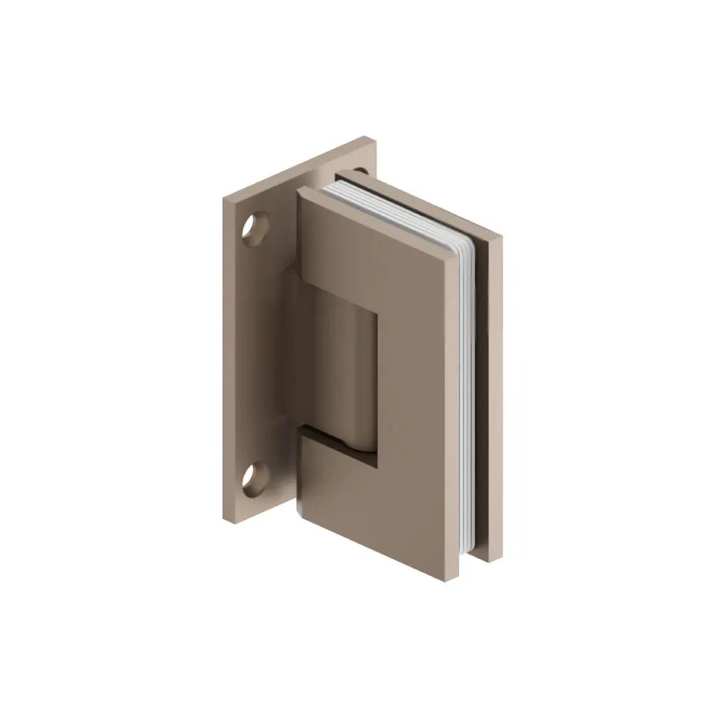 Flusso Wall to Glass Self Centering Shower Door Hinge by Flusso
