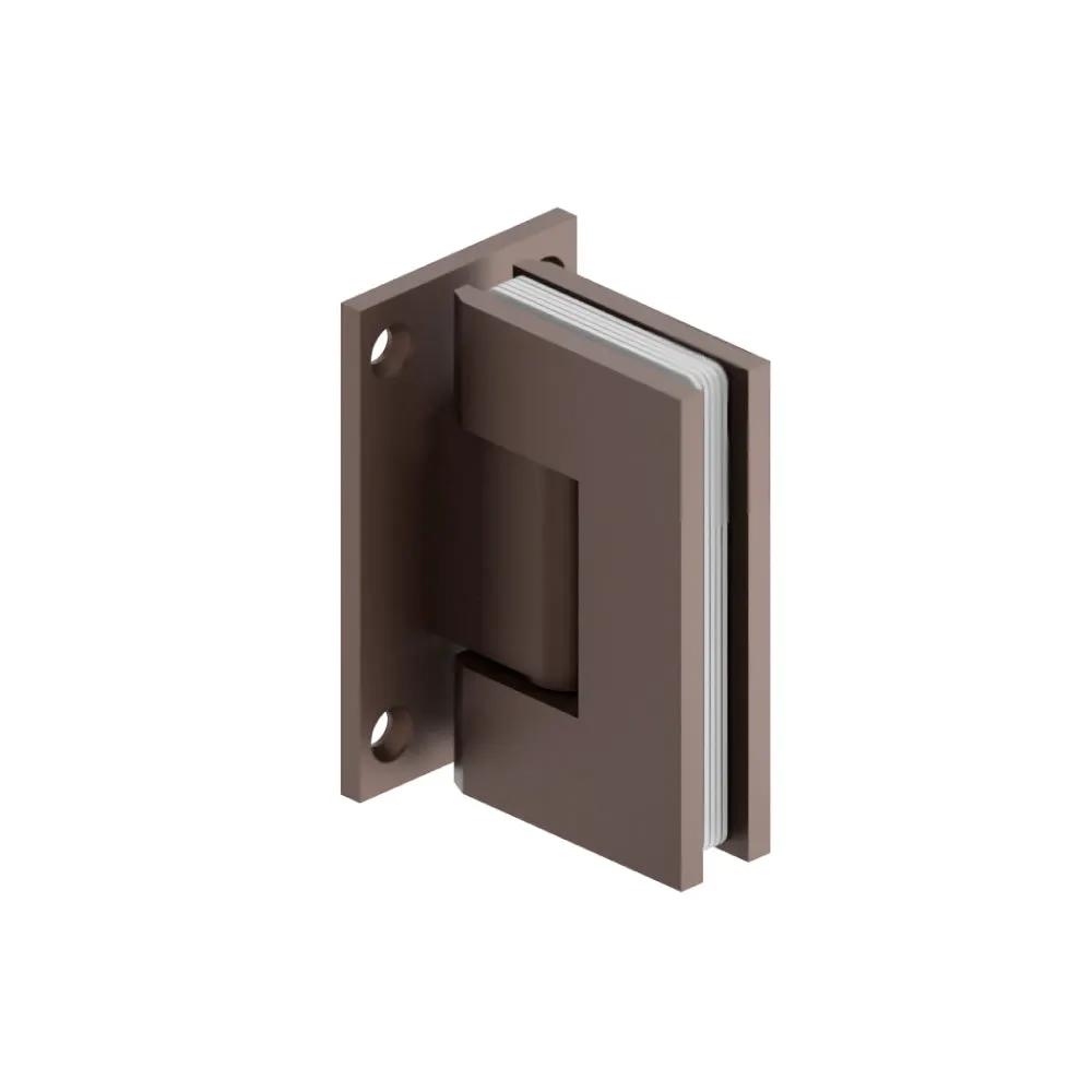 Flusso Wall to Glass Self Centering Shower Door Hinge by Flusso