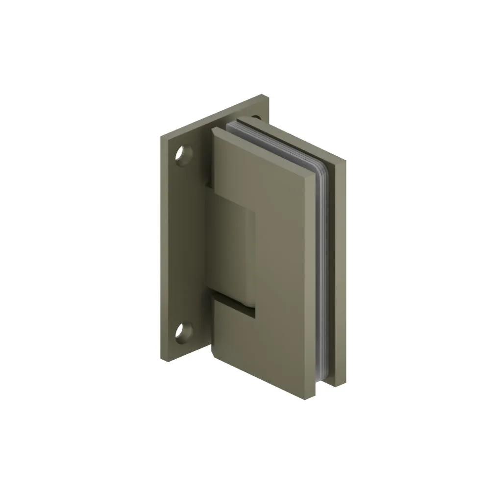 Flusso Wall to Glass Heavy Duty Self Centering Shower Door Hinge by Flusso
