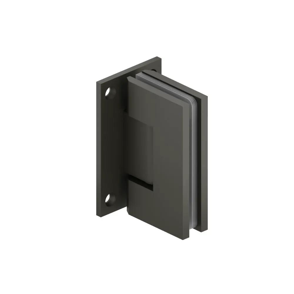 Flusso Wall to Glass Heavy Duty Self Centering Shower Door Hinge by Flusso