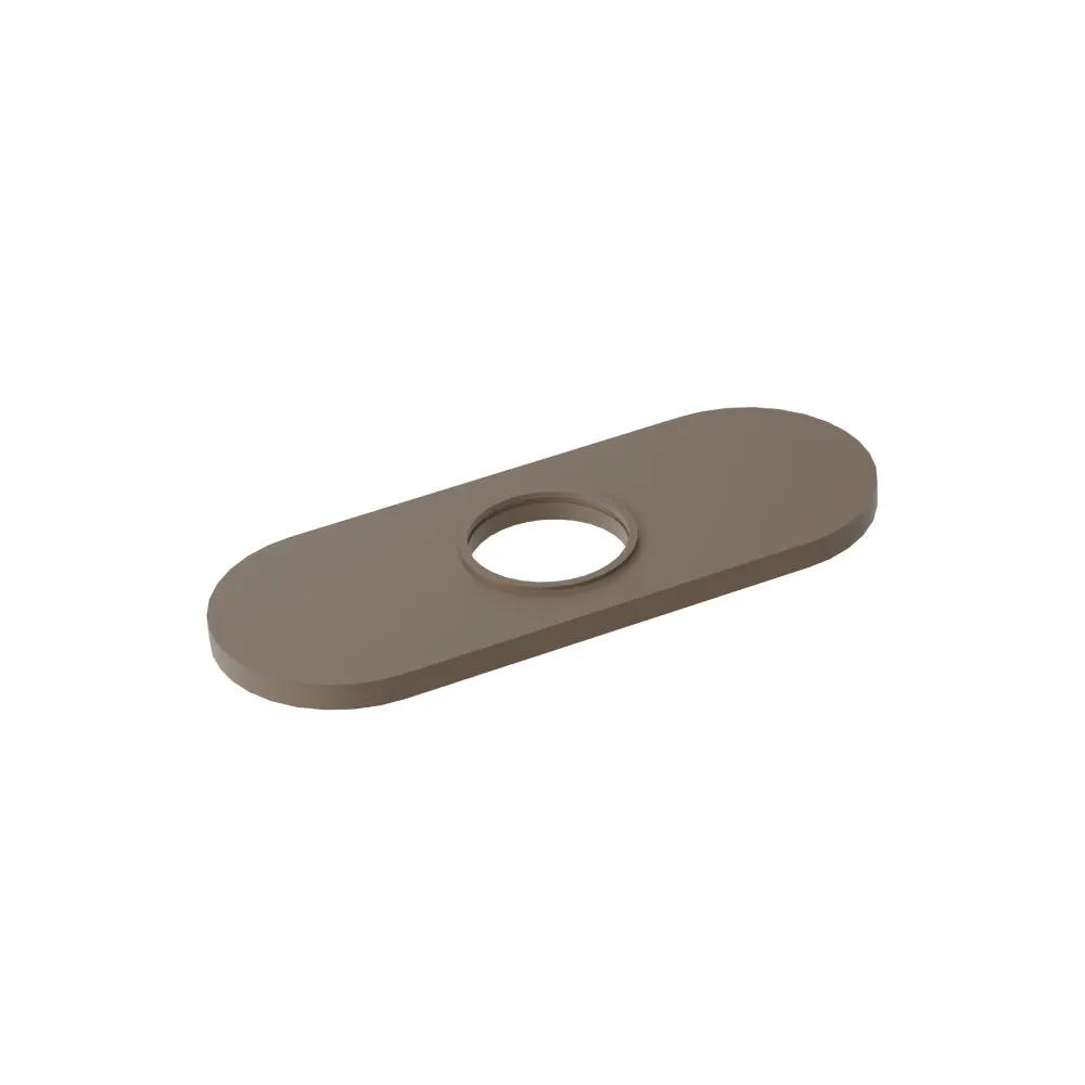 Flusso Serie 100 Base Plate - 4" Centerset to Single-Hole Faucet Conversion by Flusso