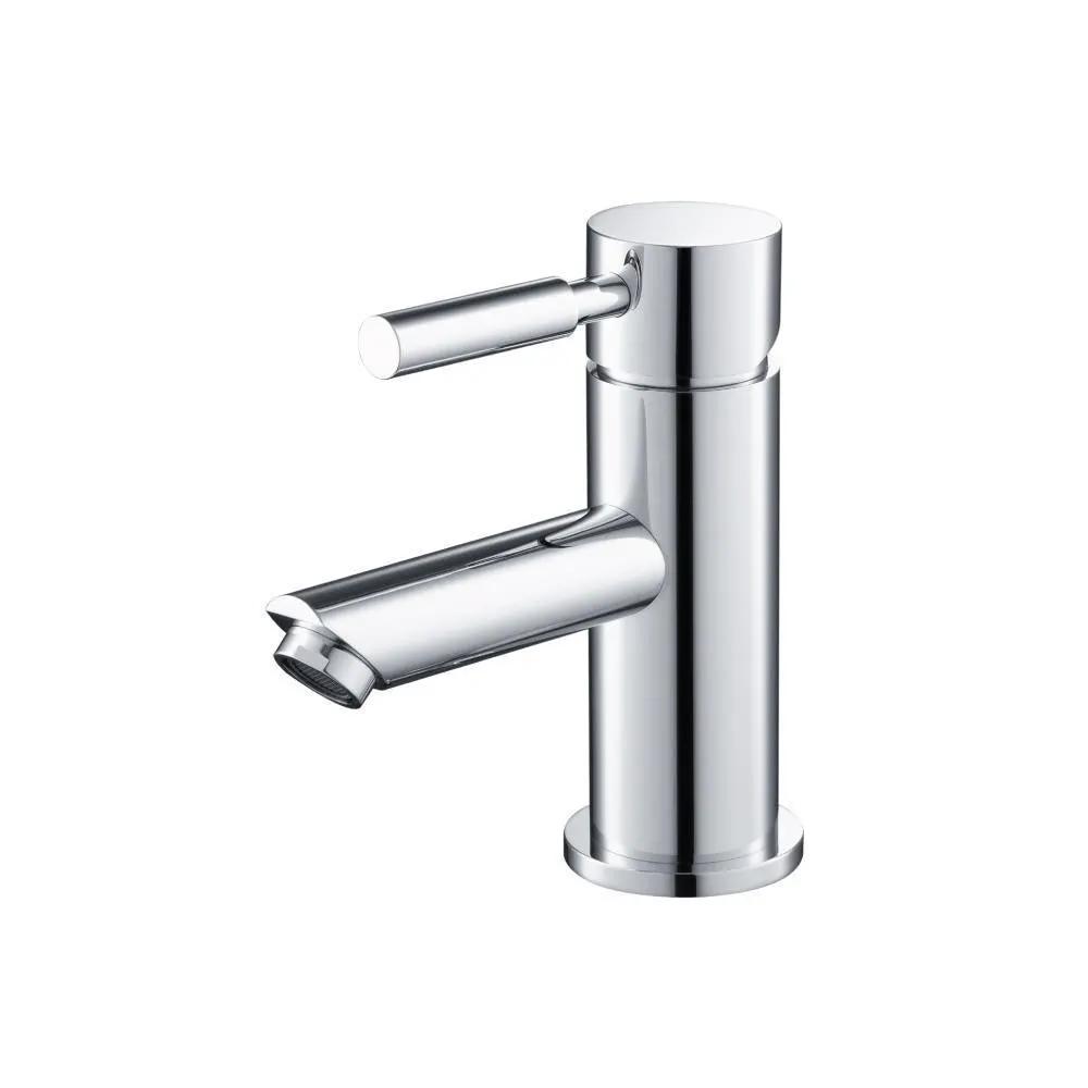 chrome bathroom faucet
