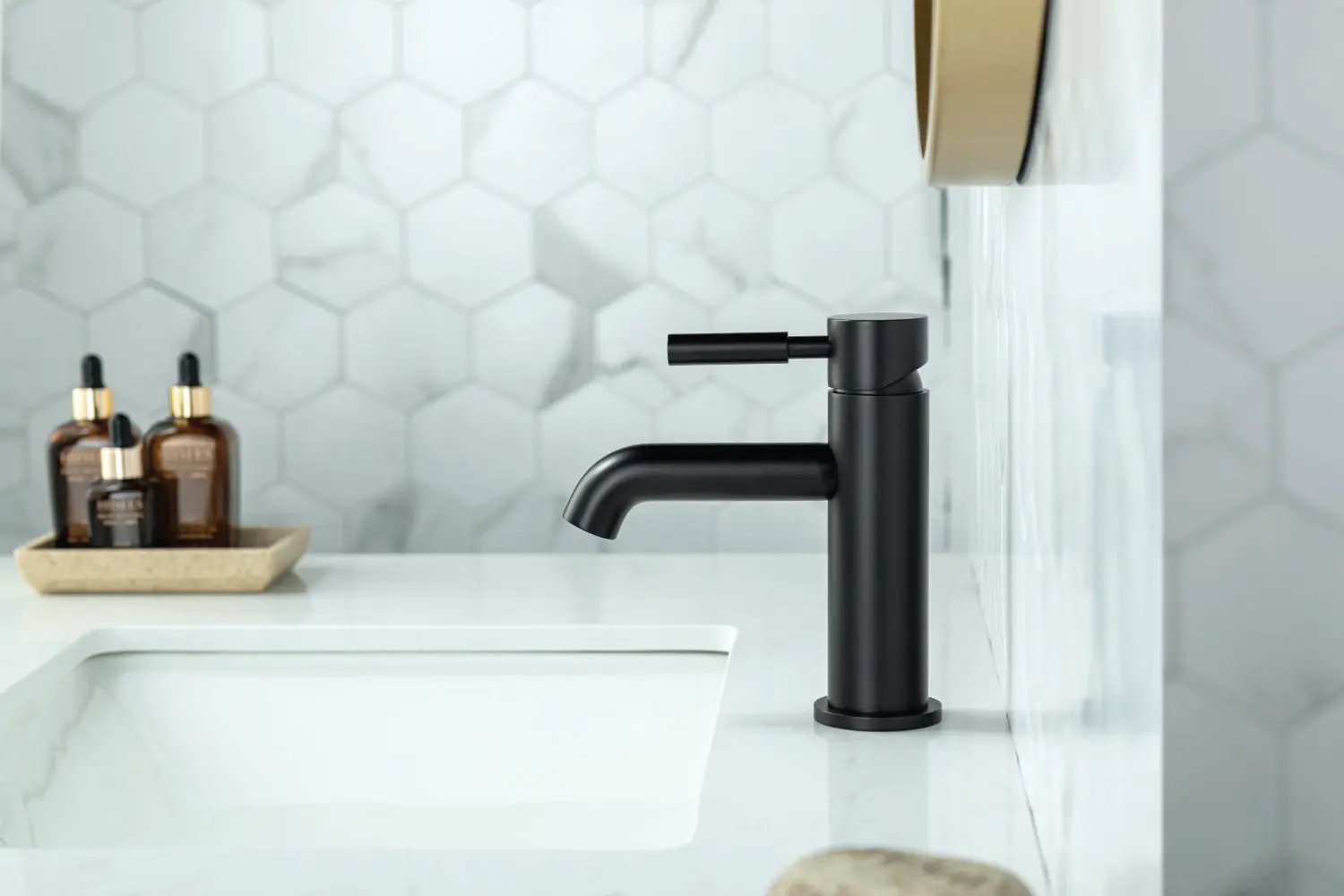 matte black bathroom faucet